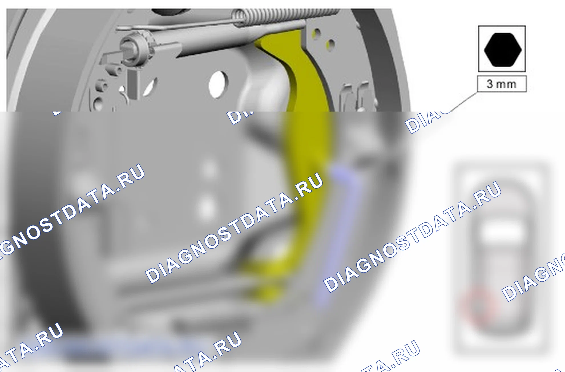 Регулировка троса стояночного тормоза: описание и работа. Ford B-MAX I