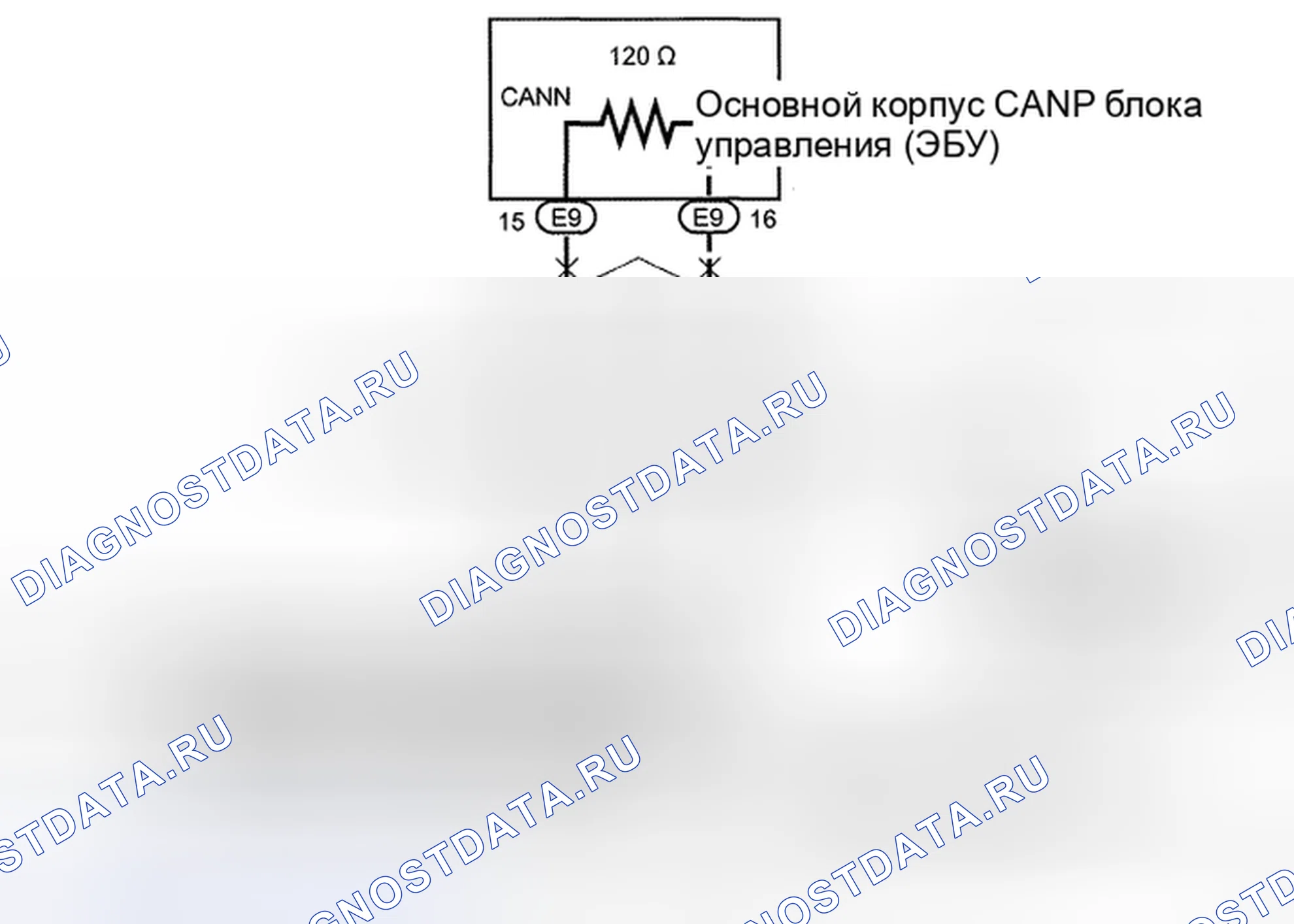 Рис. 311: Неисправность линии связи шины CAN MS - электросхема. Toyota Camry XV40
