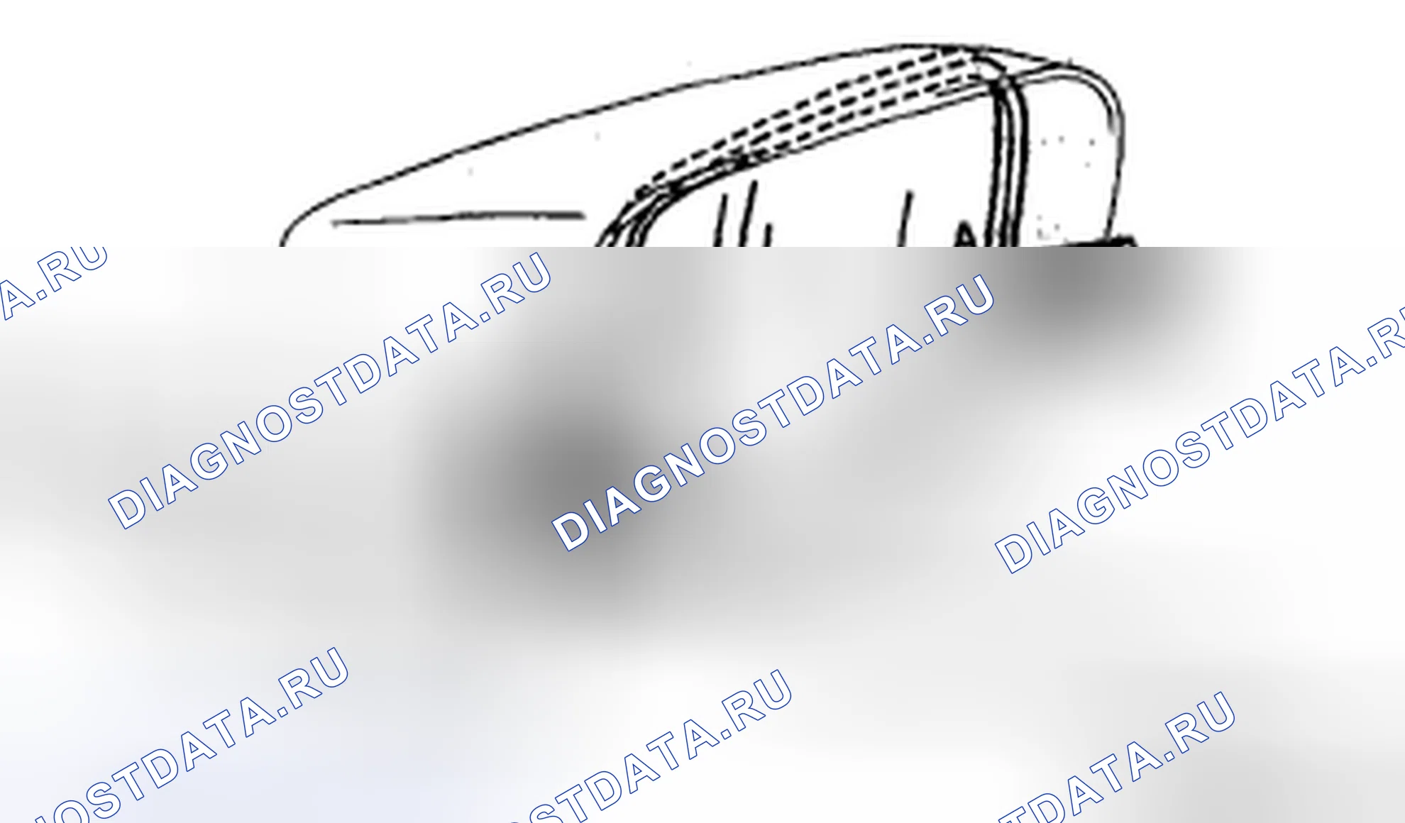 Рис. 57: УДАЛЕНИЕ СТЕКЛА ВНЕШНЕГО ЗЕРКАЛА. Mazda 5 I рестайлинг