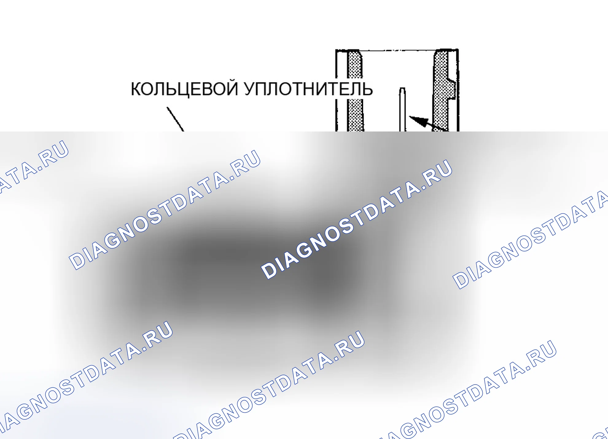 Рис. 28: Датчик скорости выходного вала (промежуточного вала). Honda Ridgeline I