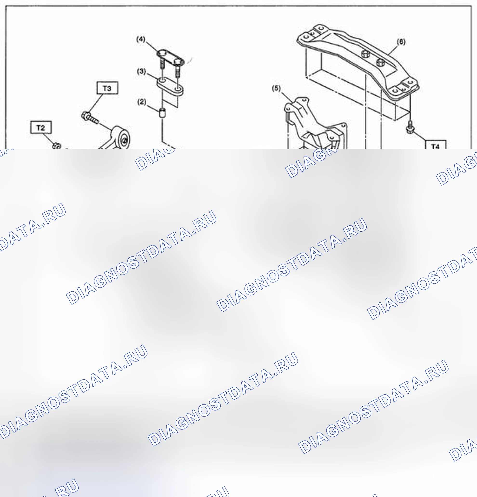 Рис. 504: МОНТАЖ КОРОБКИ ПЕРЕДАЧ. Subaru Impreza WRX STI GR