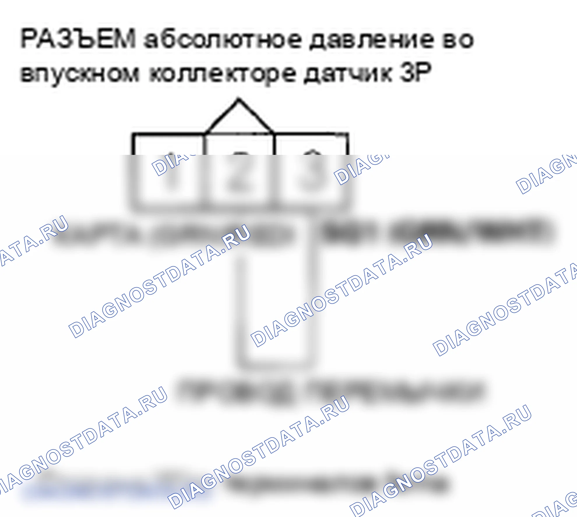 Рис. 327: P0108 расшифровка кода ошибки: высоковольтная цепь датчика абсолютное давление во впускном коллекторе. Honda Ridgeline I