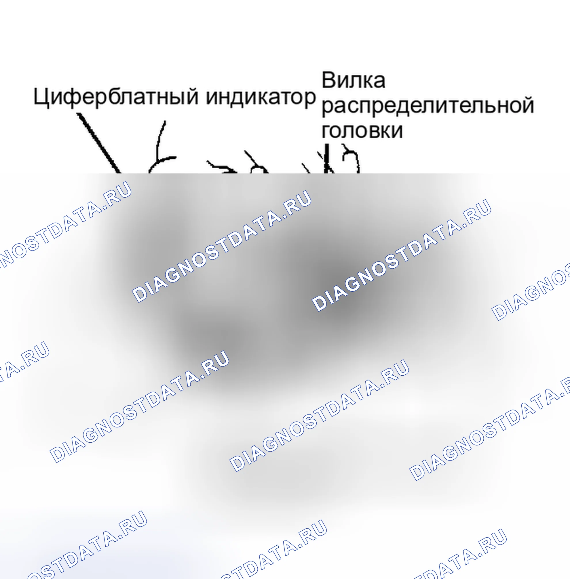 Рис. 3: СИНХРОНИЗАЦИЯ ВПРЫСКИВАЮЩЕГО НАСОСА. Toyota Camry V10