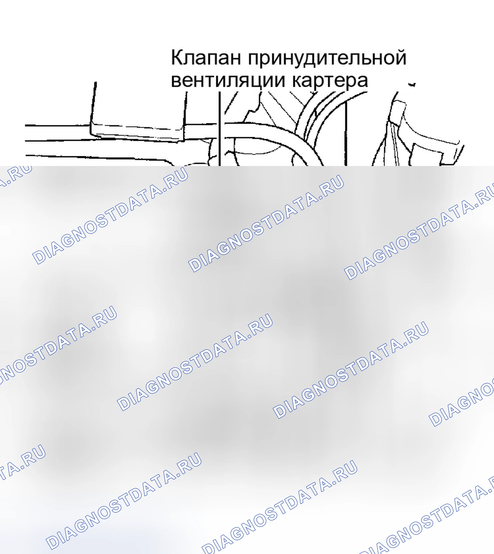 Рис. 43: ПРИНУДИТЕЛЬНАЯ ВЕНТИЛЯЦИЯ КАРТЕРА. Dodge Neon II