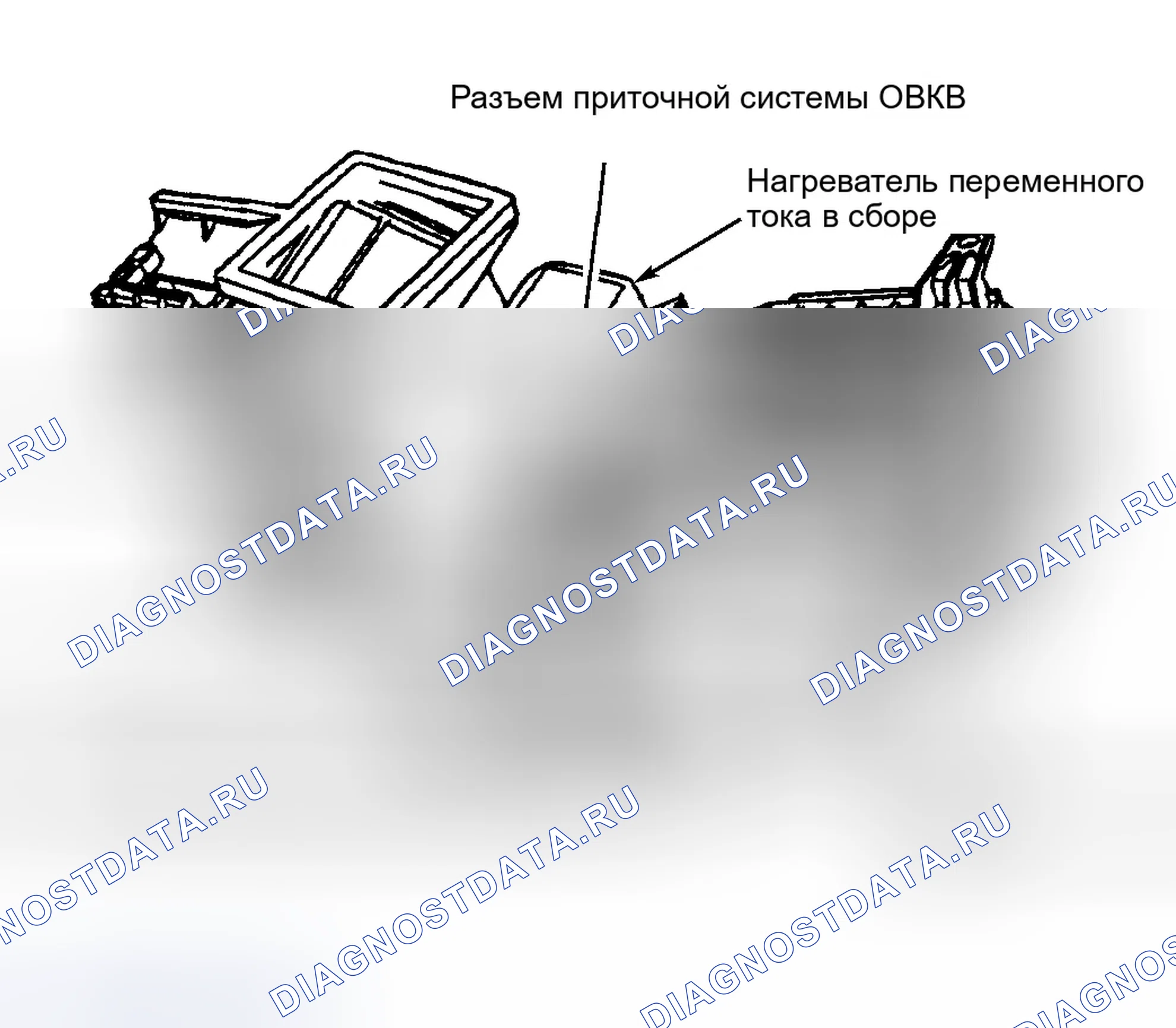 Рис. 2: ТЕСТ 6A - ОБРАТНАЯ СВЯЗЬ ДВЕРИ СМЕСИТЕЛЯ ATC ИЛИ ОТКАЗ ОСТАНОВКИ. Chrysler LHS I
