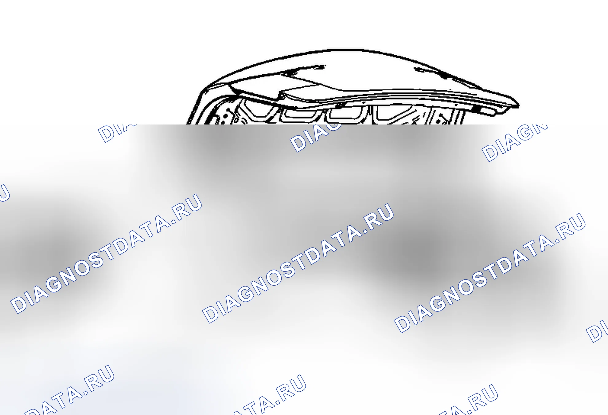 Рис. 38: Замена крышки заднего отсека. Chevrolet Cruze I рестайлинг
