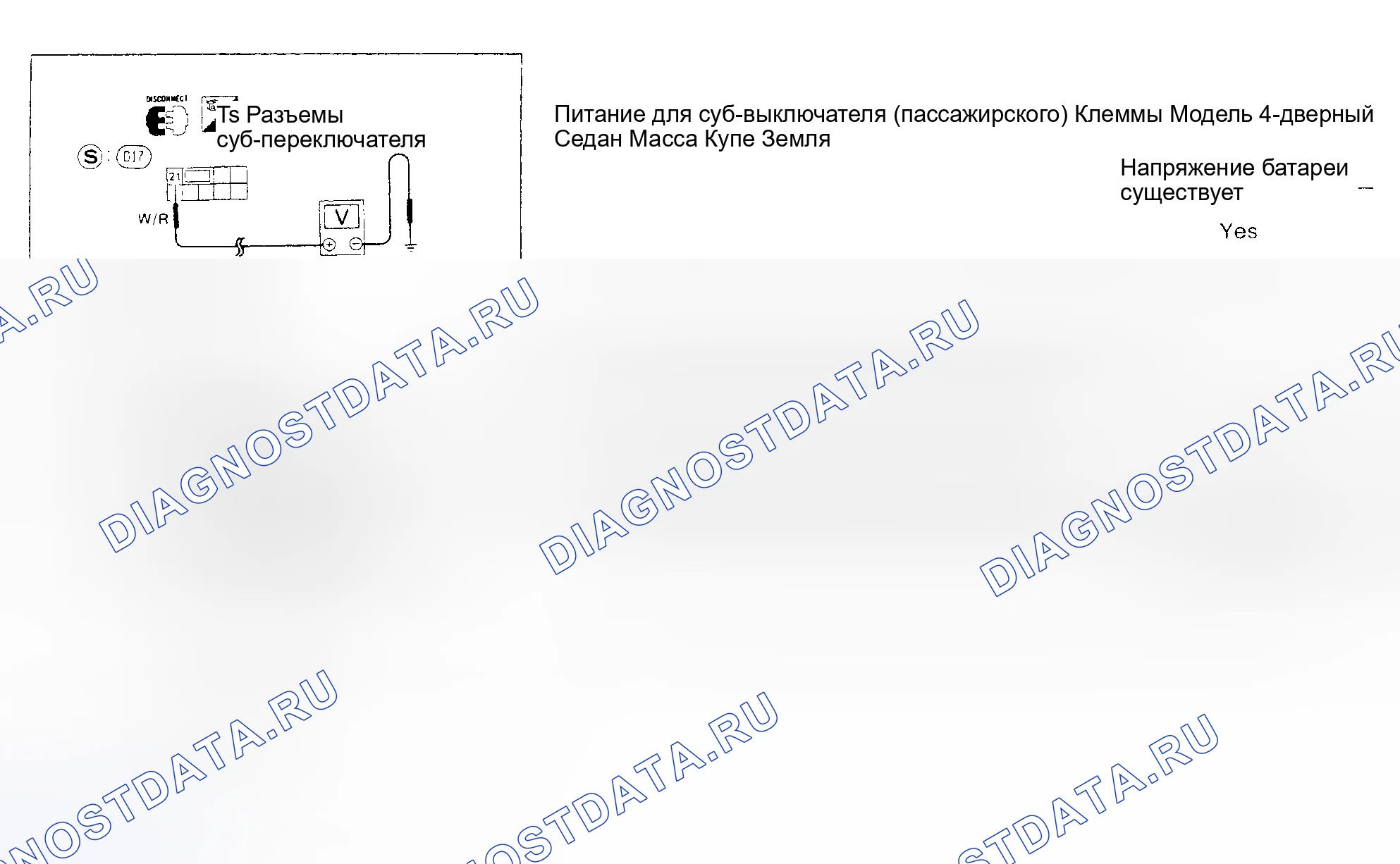 Рис. 39: Процедура 2. Nissan Sentra B13