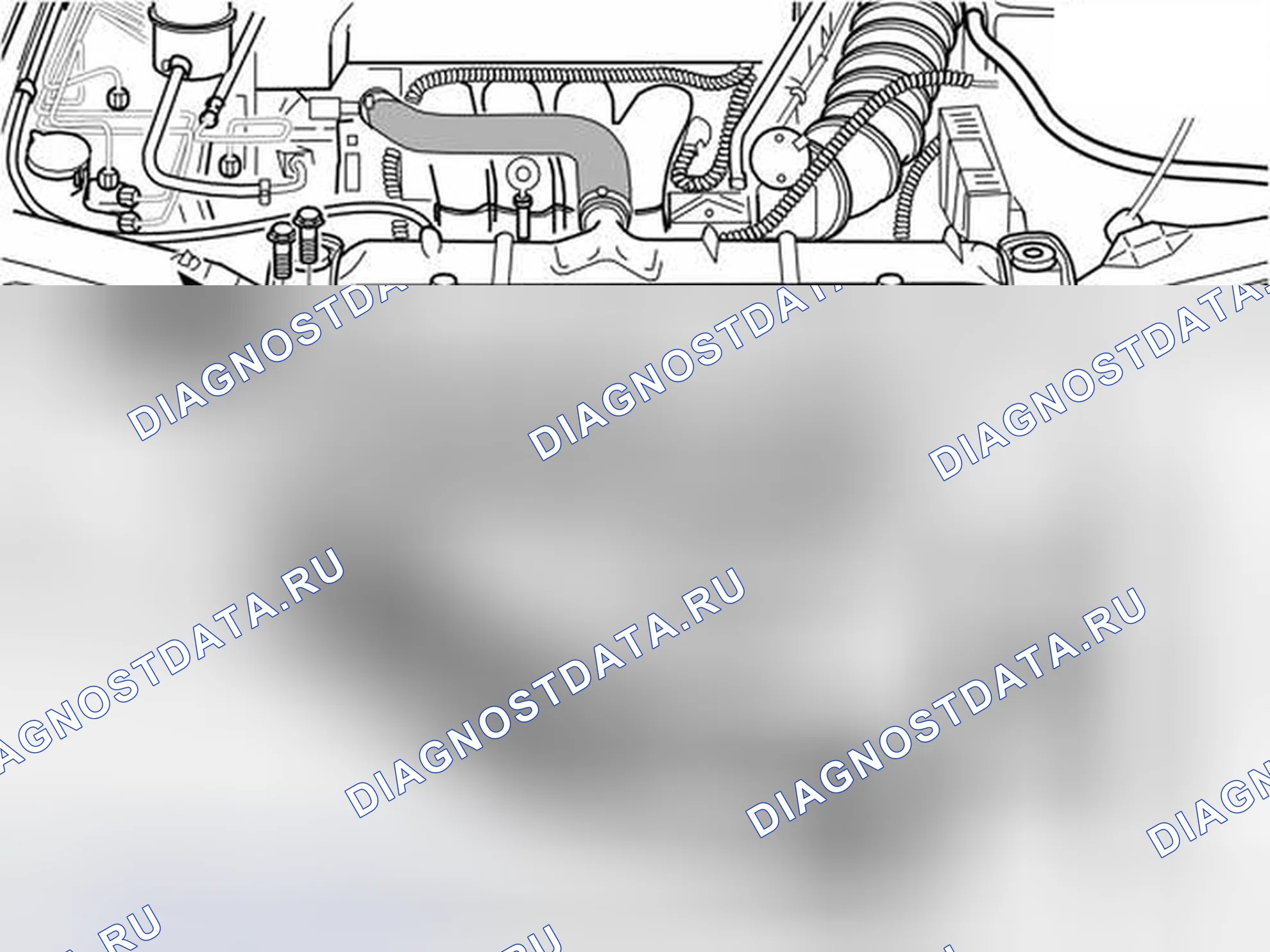 Рис. 13: Замена выключателя капота на выключатель. Volvo S40 I рестайлинг