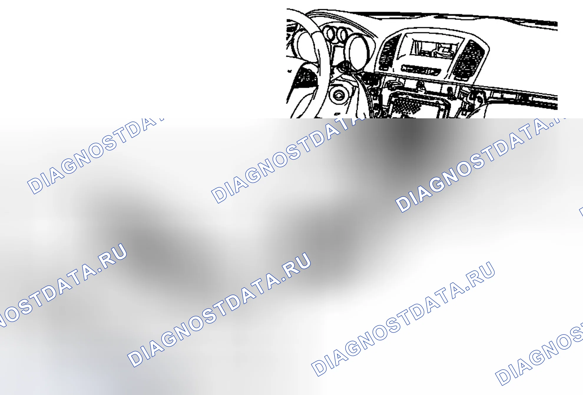 Рис. 15: Замена батареи модуля интерфейса связи. Buick Regal V