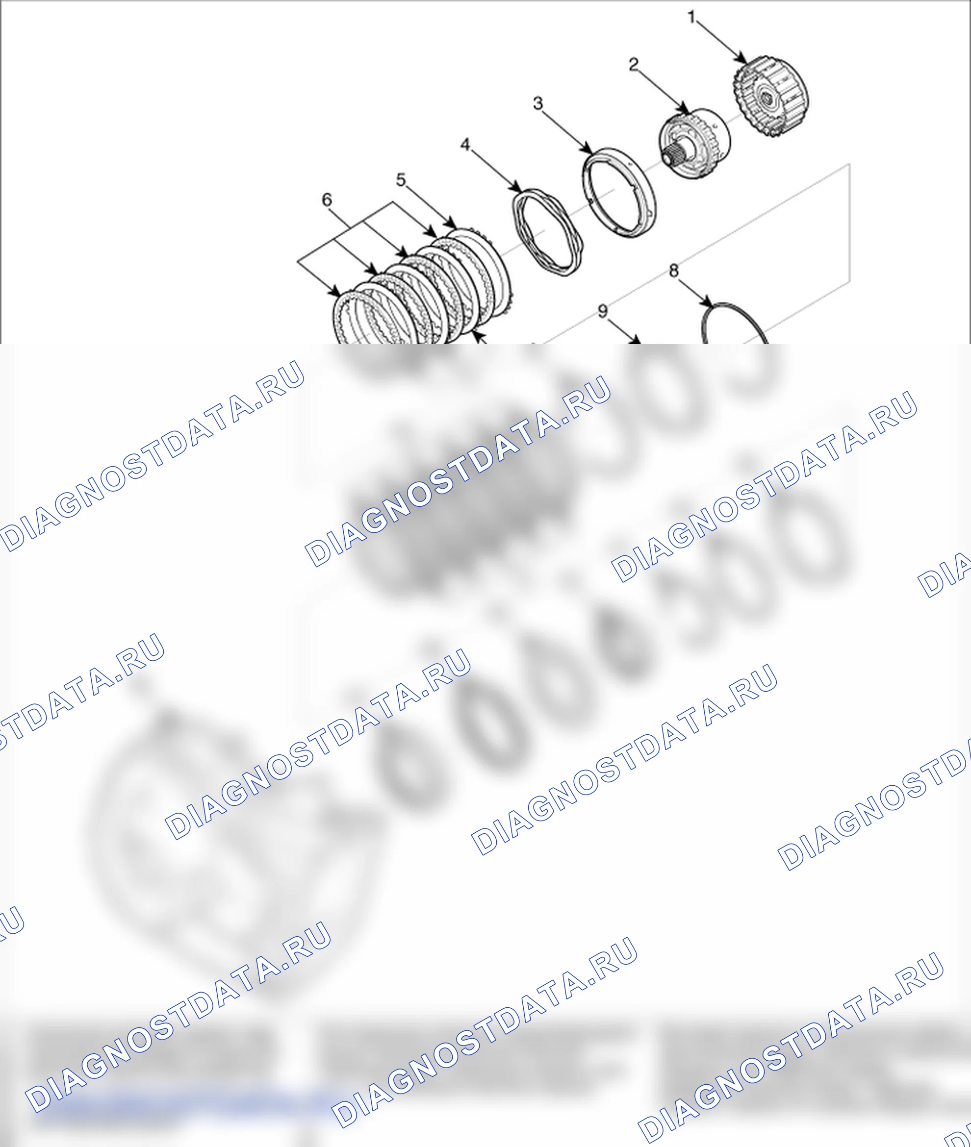 Расположение деталей акпп. Hyundai Santa Fe CM