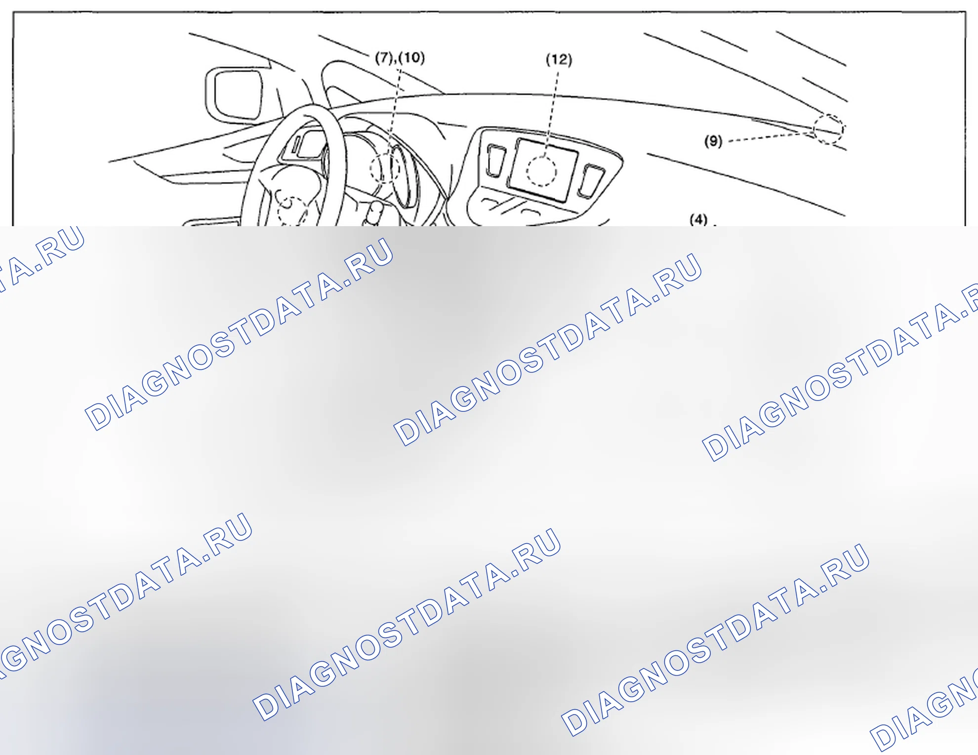 Рис. 17: РАСПОЛОЖЕНИЕ. Subaru Tribeca WX рестайлинг