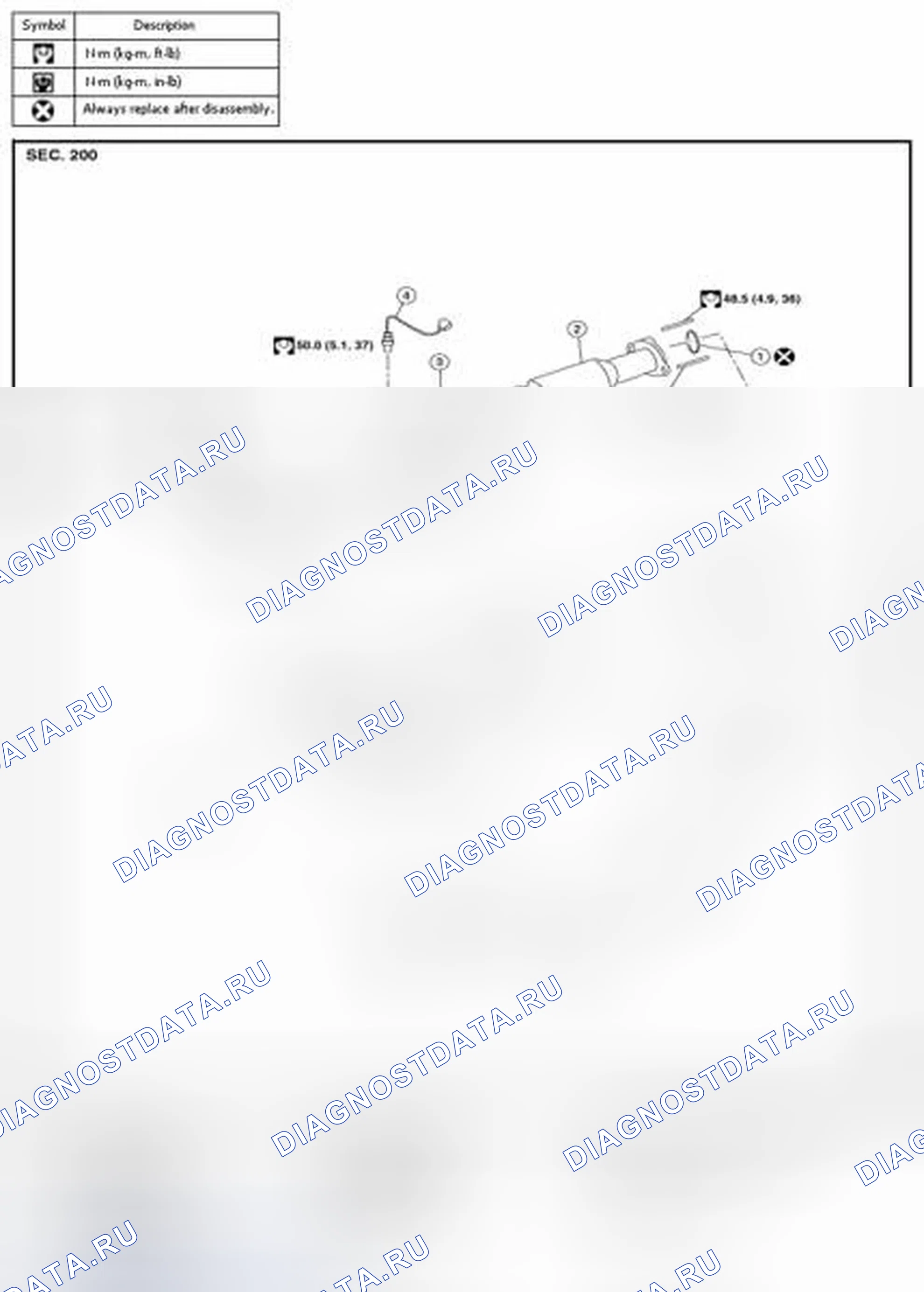 Рис. 7: Разнесенный вид. Infiniti QX60 I