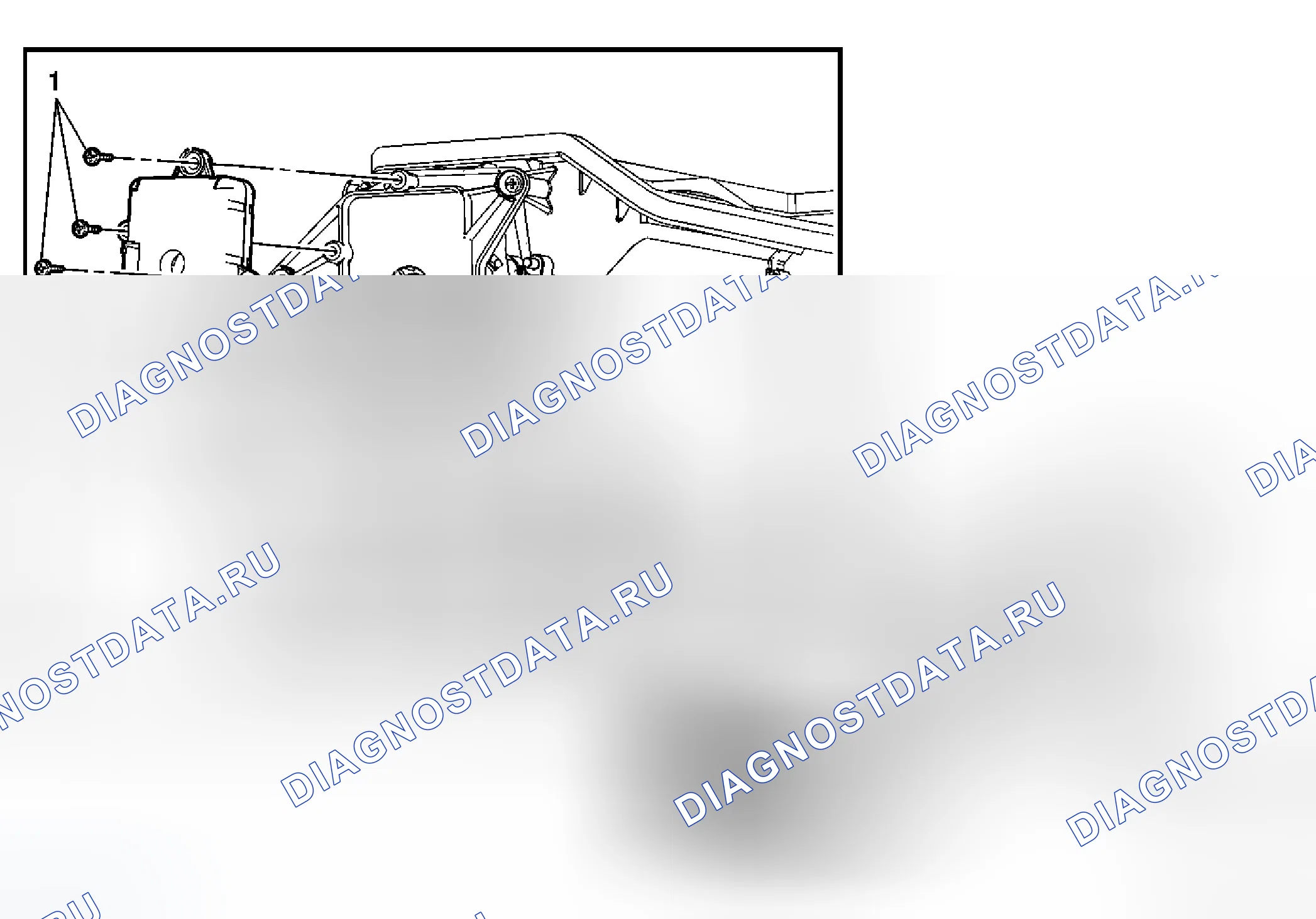 Рис. 24: Замена привода режима (левосторонний привод). Hummer H3 I