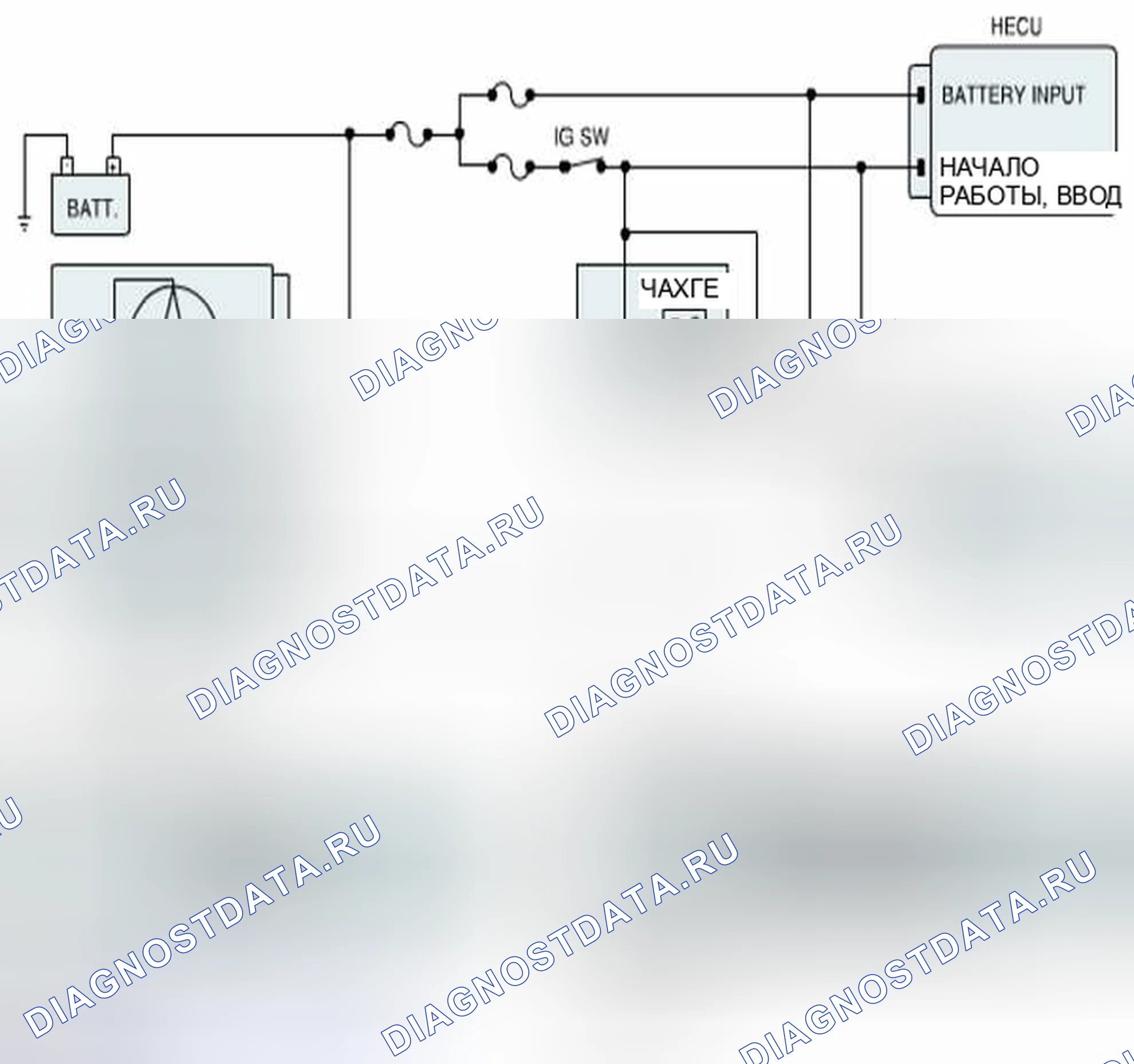 Рис. 60: Схема диагностической цепи. Kia Forte I