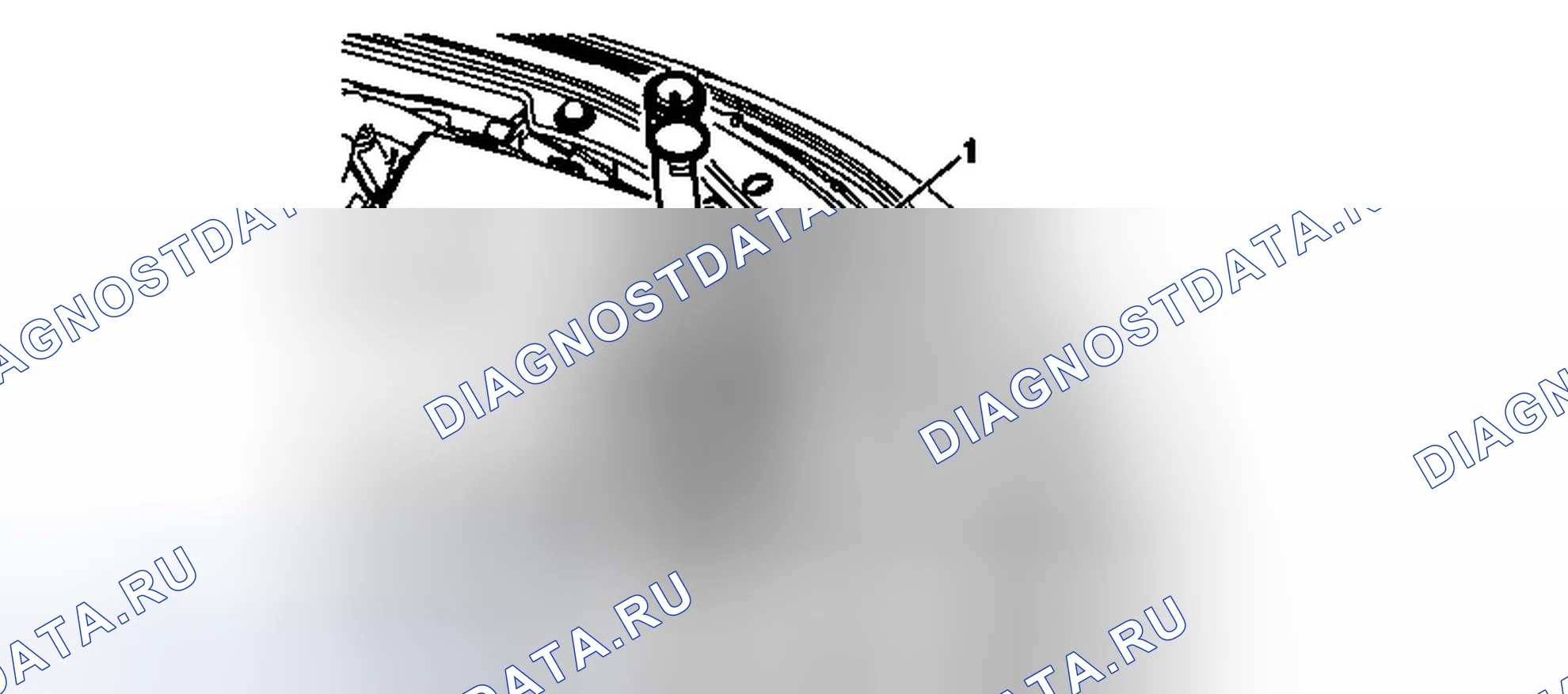 Рис. 9: Замена емкости с растворителем для омывателя ветрового стекла. Buick LaCrosse II рестайлинг