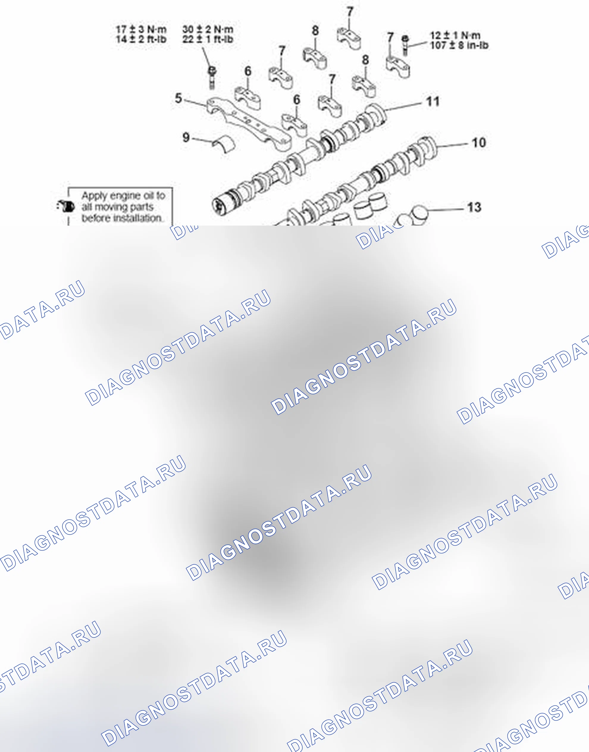 Рис. 358: ДЕМОНТАЖ И МОНТАЖ. Mazda MX-5 NB