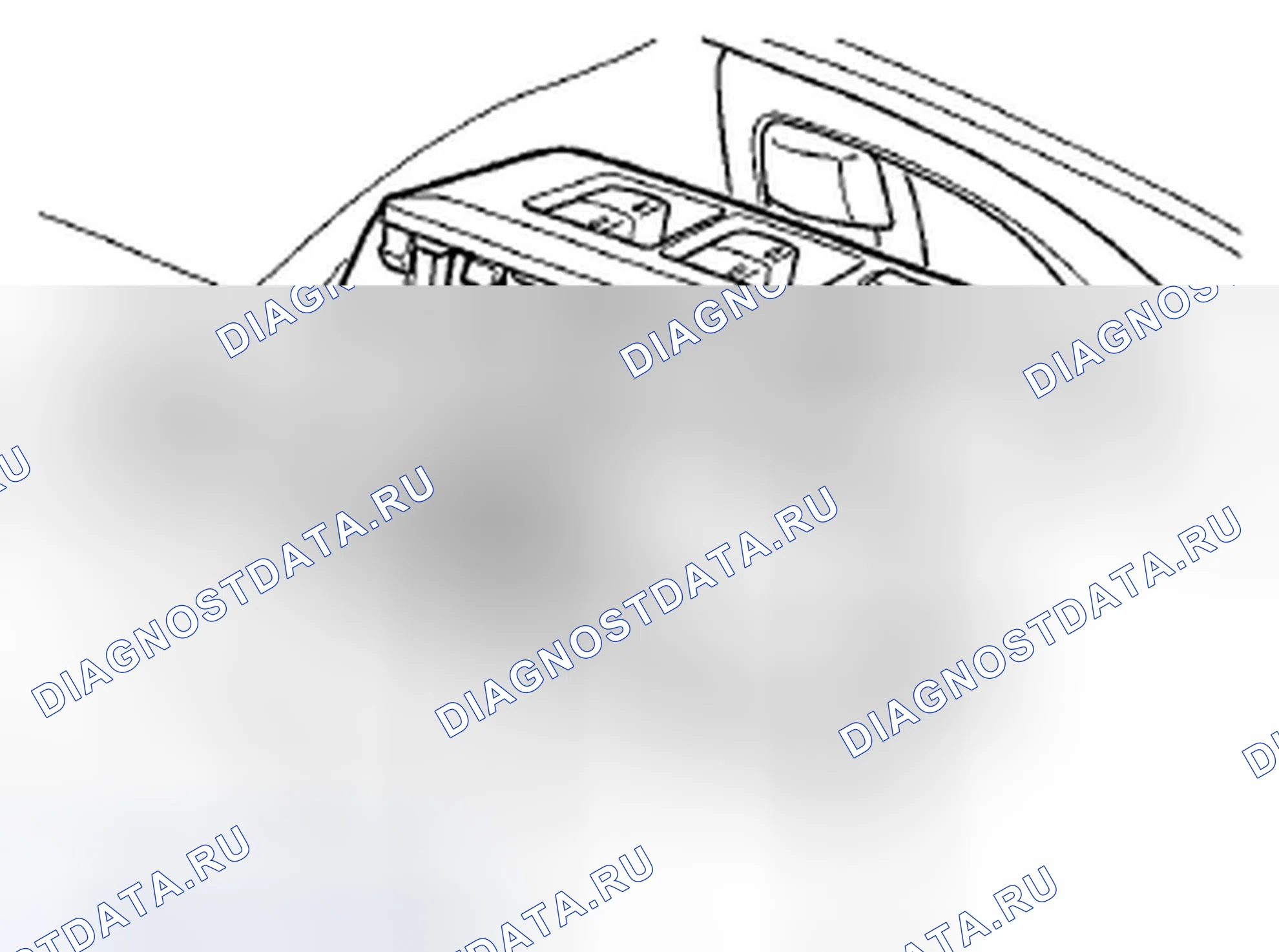 Рис. 22: Замена главного переключателя окна питания. Honda Insight ZE2