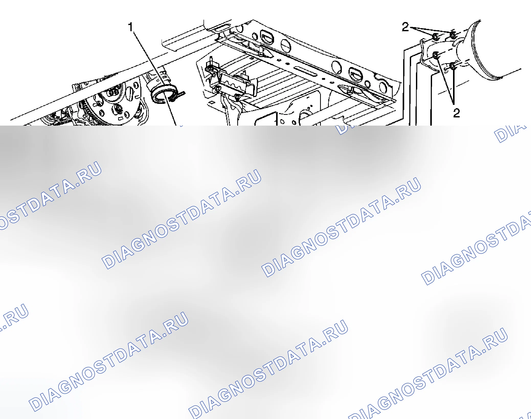 Рис. 5: Замена каталитического нейтрализатора (LMM). GMC Cab & Chassis Sierra 3500 HD 