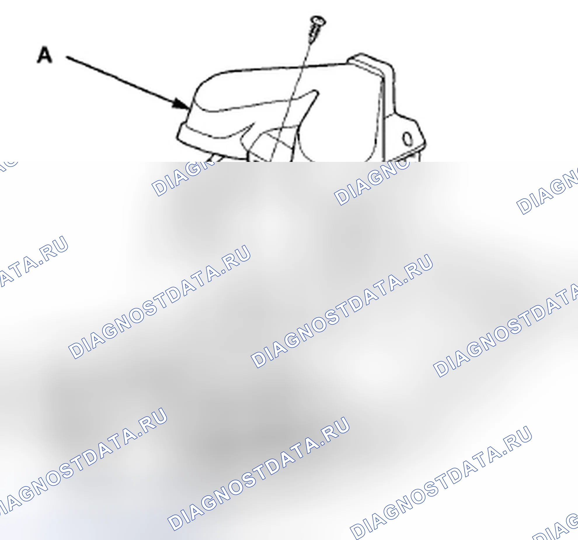 Рис. 211: Демонтаж / монтаж задней панели управления. Honda Pilot II