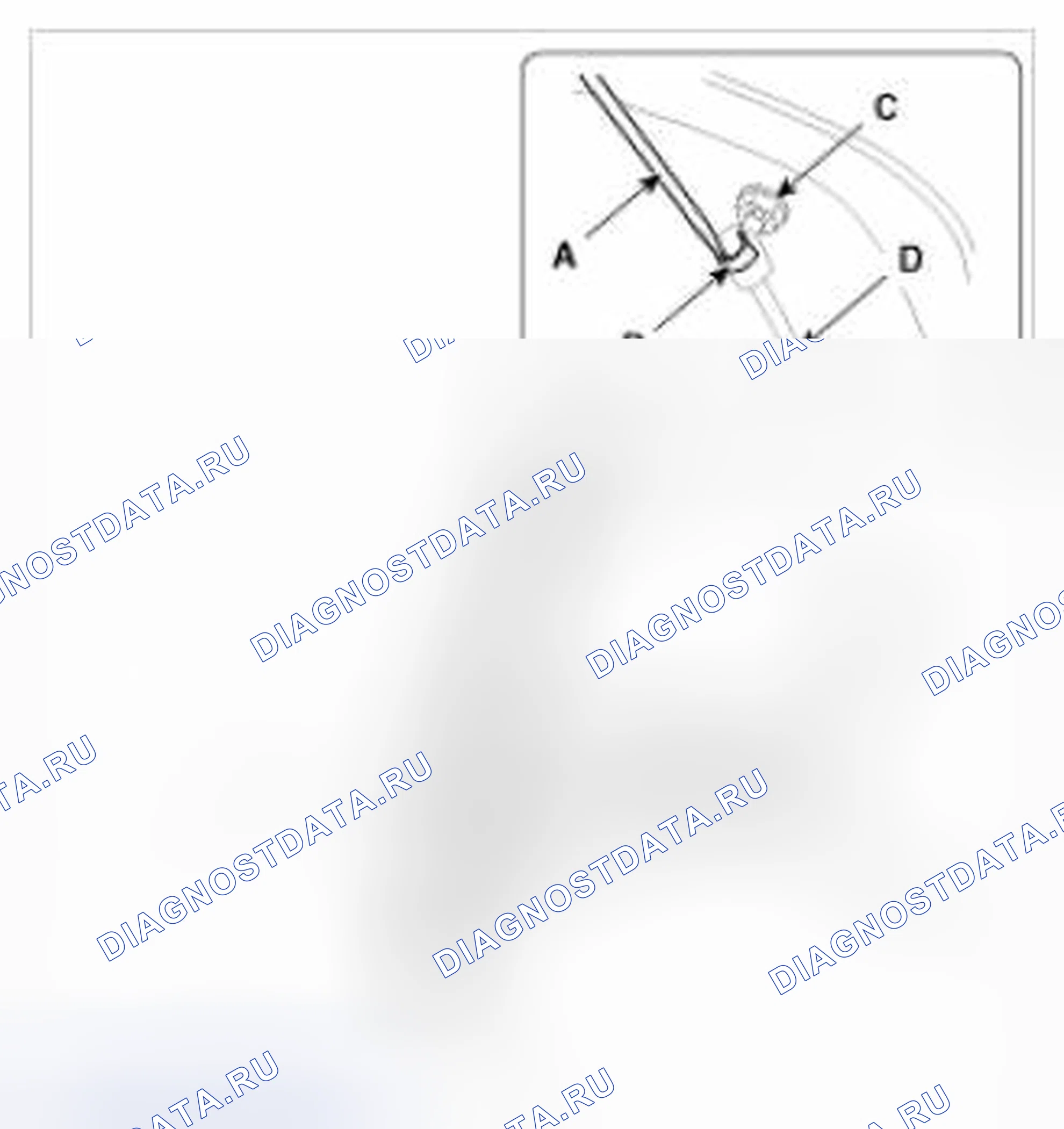 Рис. 42: Замена подъемника двери багажника. BMW 6 серия F06/F13/F12
