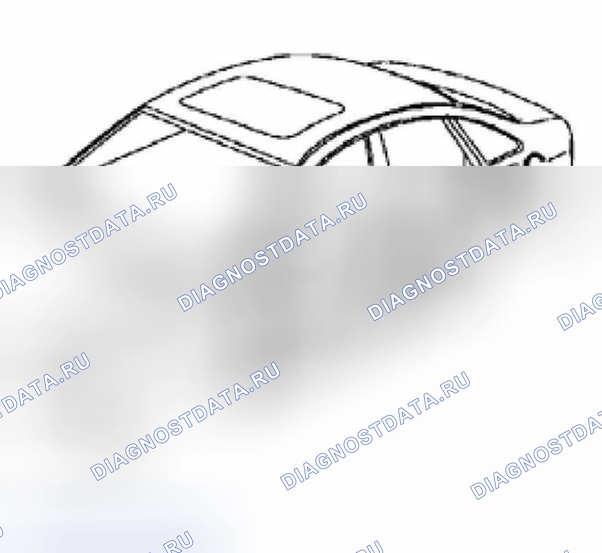 Рис. 9: Размеры щелей панели. Audi S6 C5