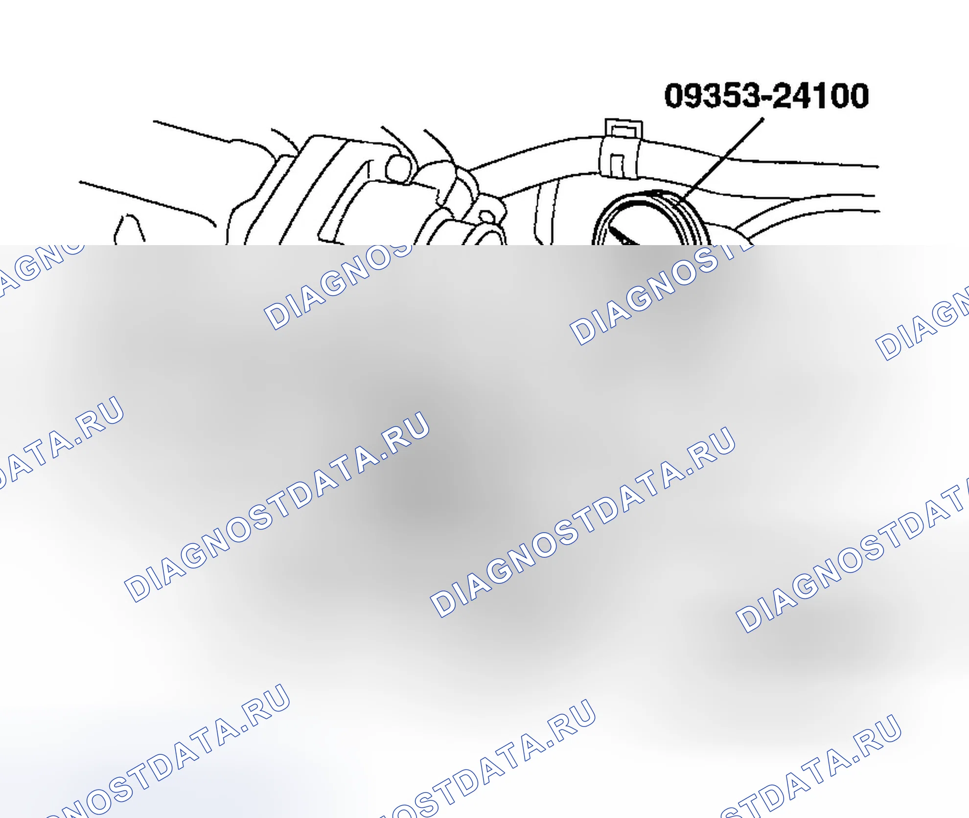 Рис. 446: ИСПЫТАНИЕ ДАВЛЕНИЕМ ТОПЛИВА. Hyundai Tiburon II