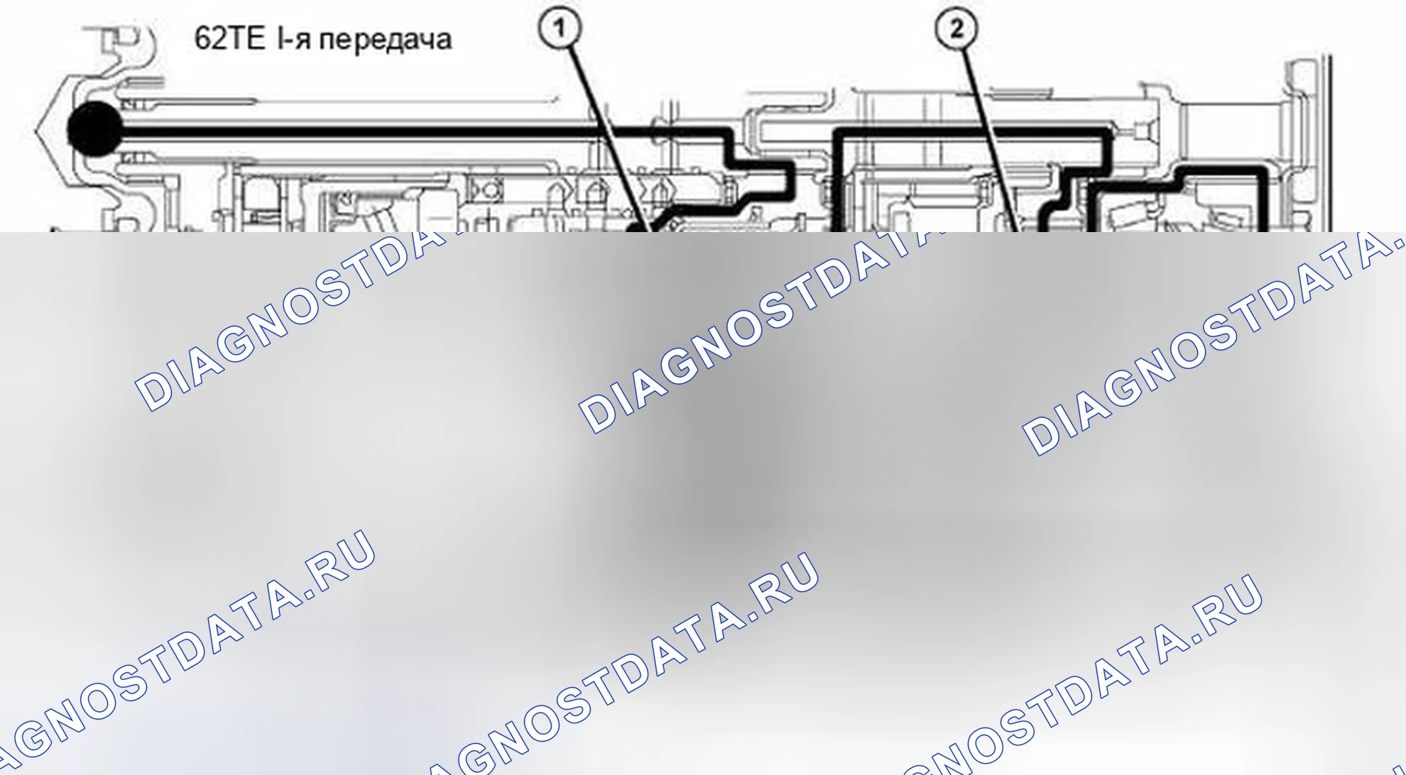 Рис. 144: ПЕРВАЯ ПЕРЕДАЧА. Chrysler Town & Country V рестайлинг