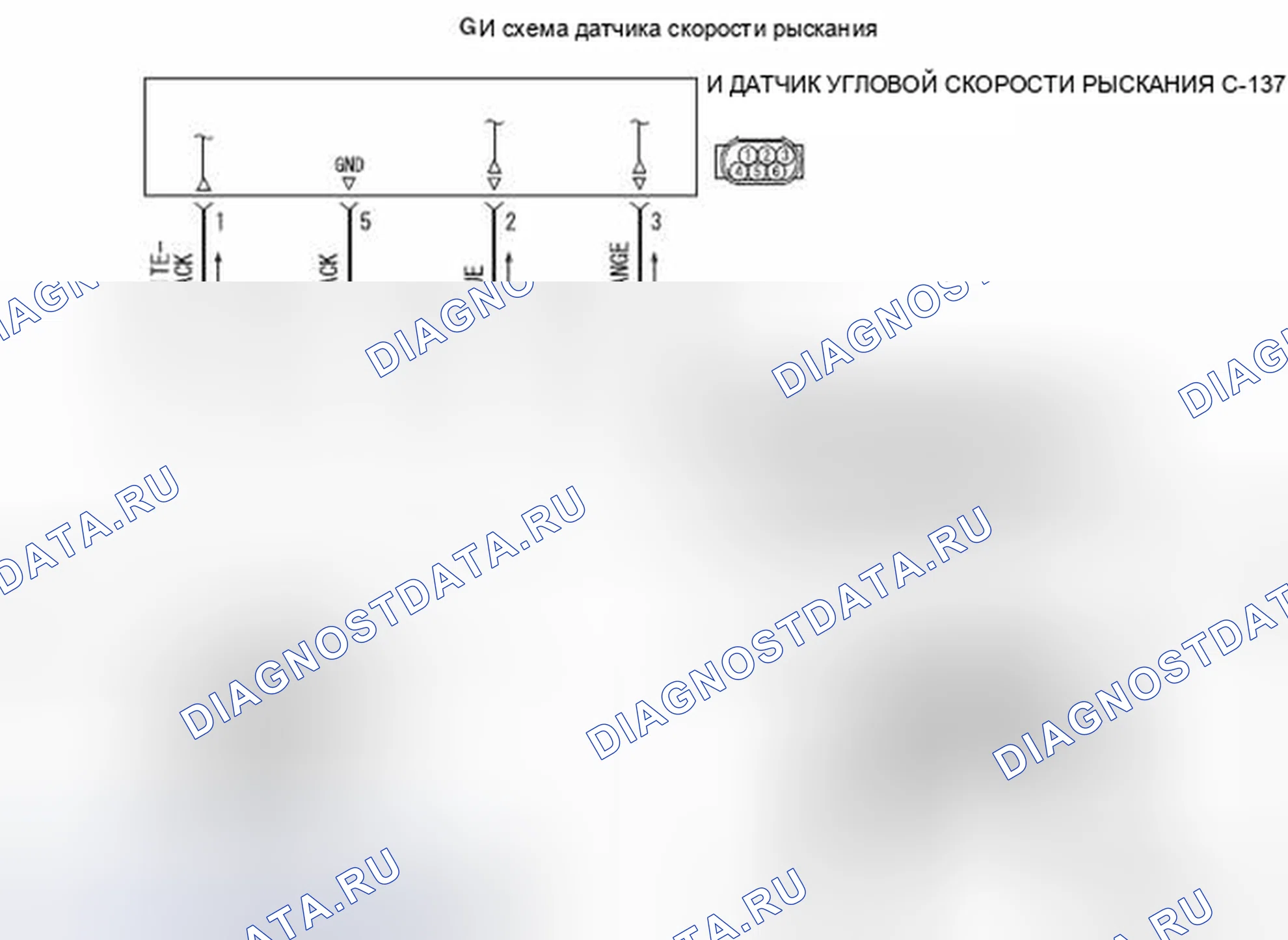Рис. 47: C2204 расшифровка кода ошибки: внутренняя неисправность датчика G и скорости рыскания. Mitsubishi Lancer Ralliart X