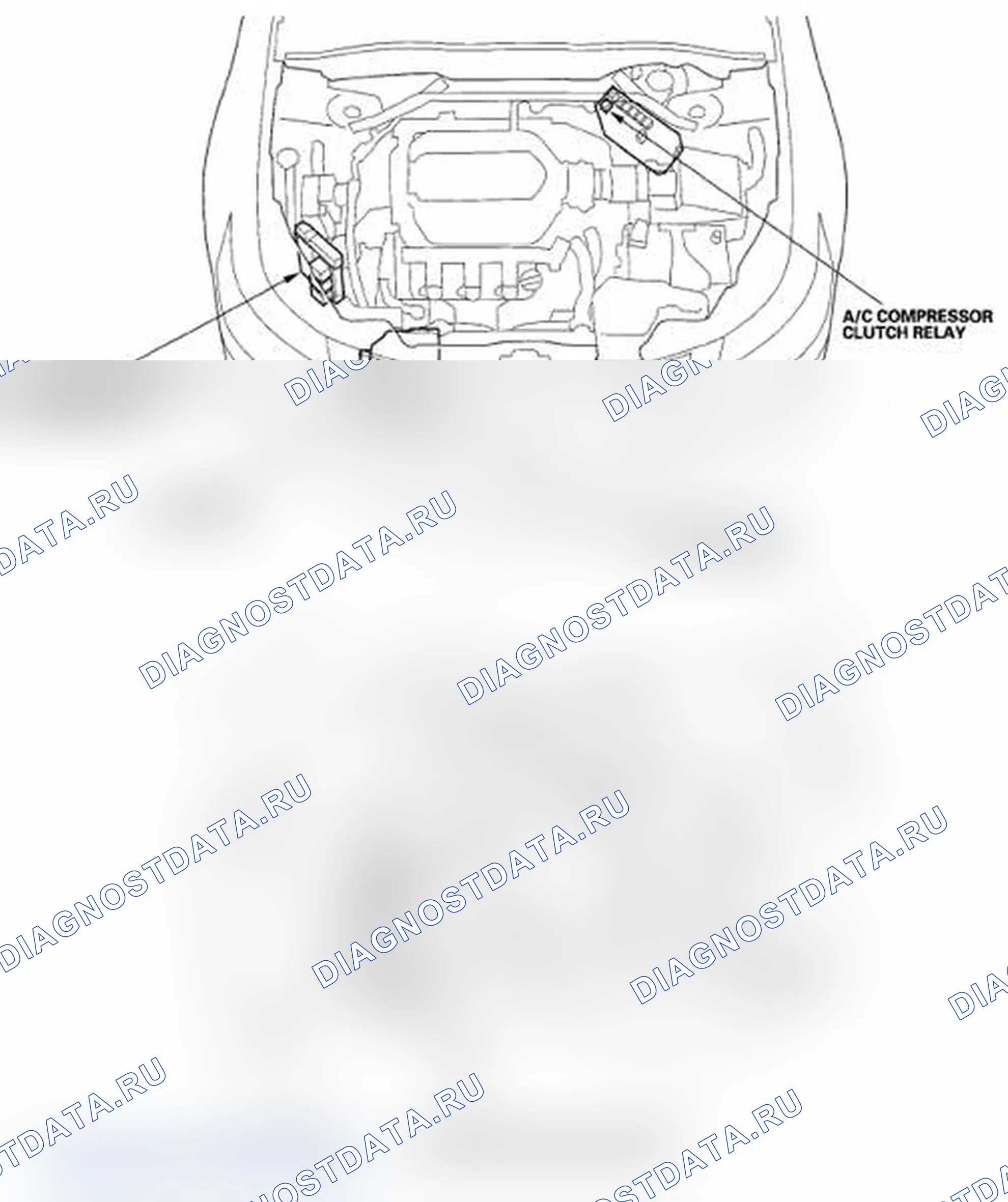 Рис. 27: Указатель расположения компонентов. Acura TL IV