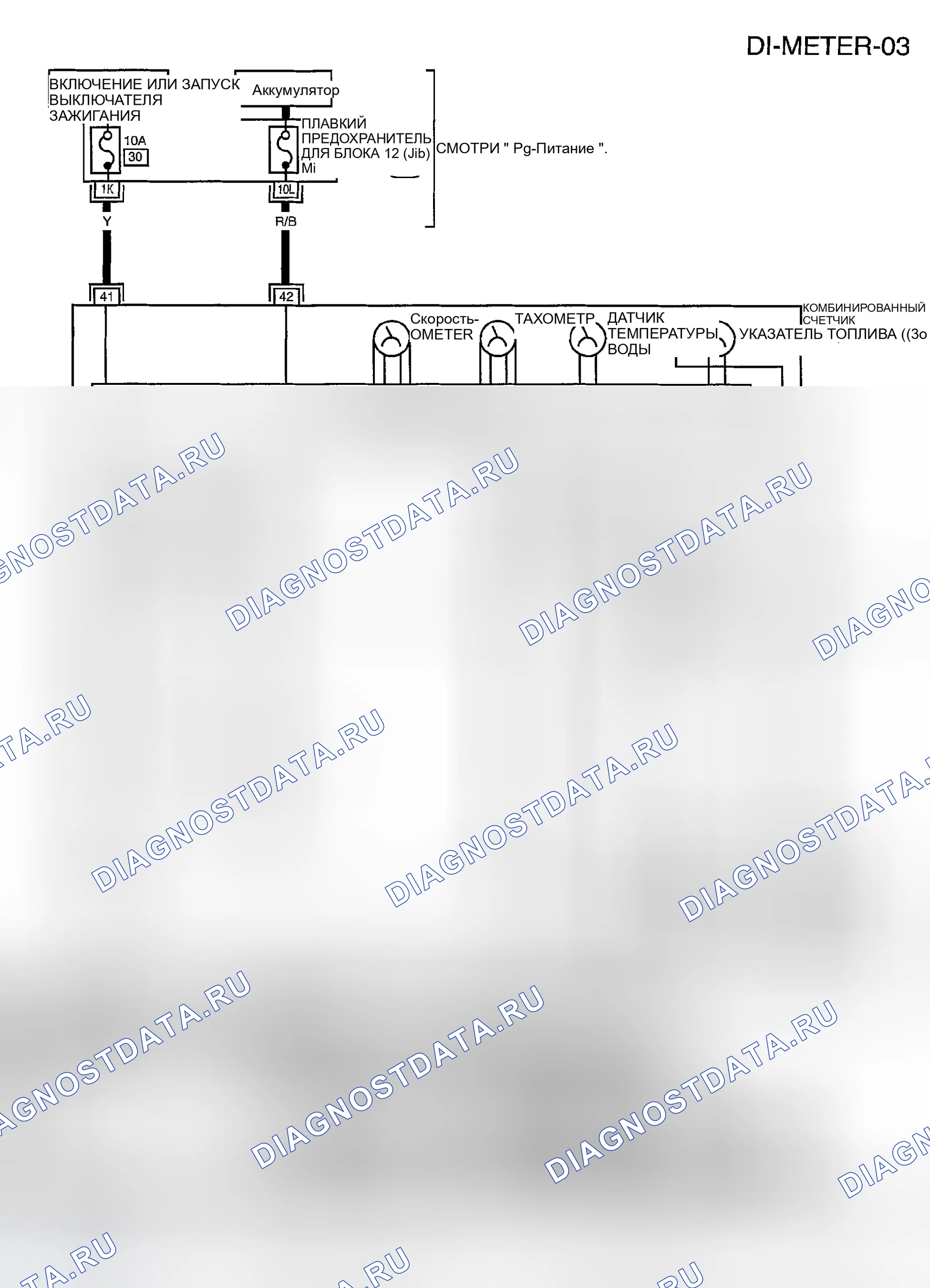 Рис. 45: С тахометром (модели QR25DE). Nissan Sentra B15