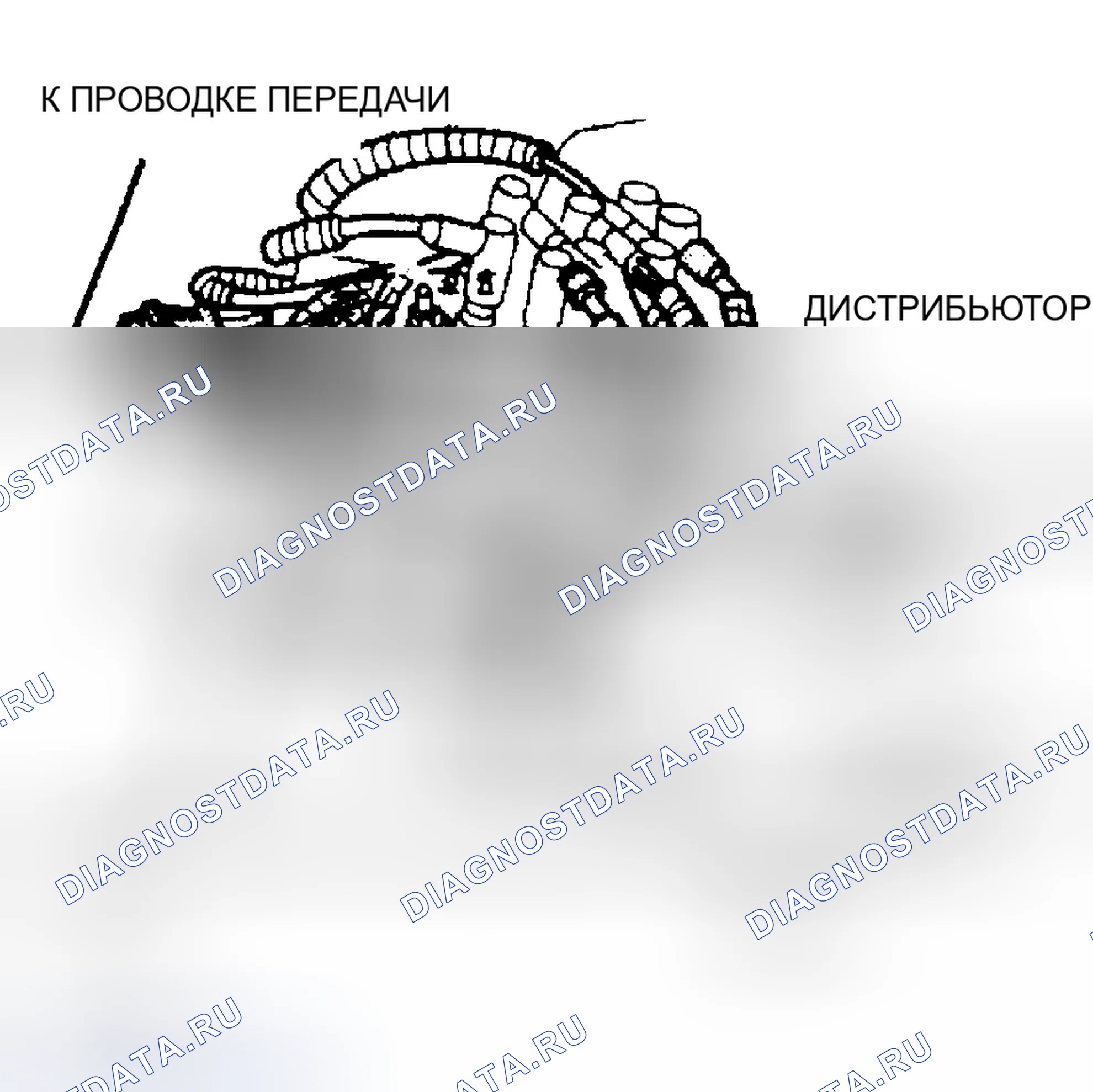 Рис. 22: РАСПОЛОЖЕНИЕ БЛОКА ПОДАЧИ МАСЛА ПОД ДАВЛЕНИЕМ (5.9L). Dodge Pickup R1500 
