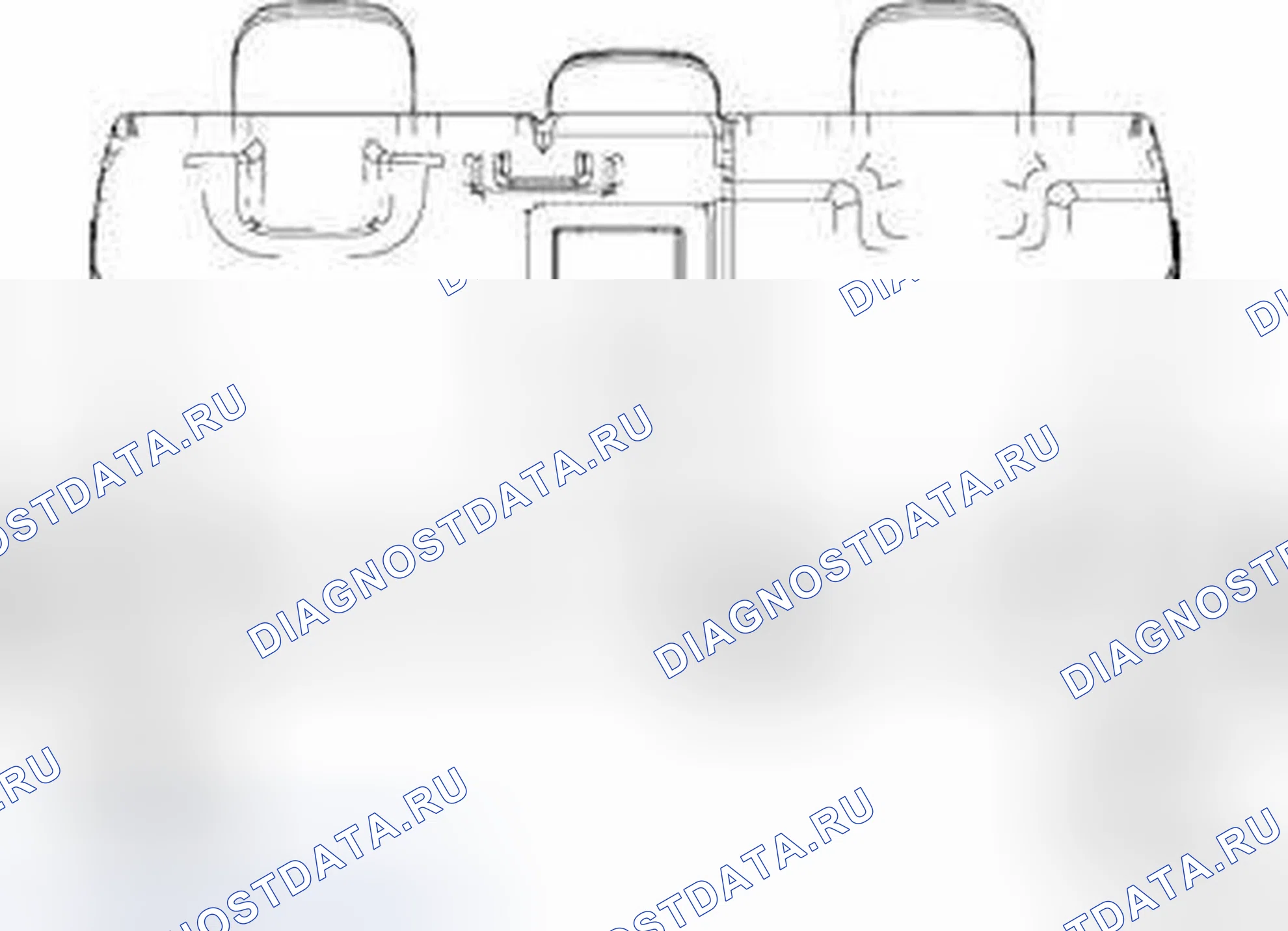 Рис. 316: ДЕМОНТАЖ - РАЗЪЕМНОЕ ГНЕЗДО. Dodge Dart PF