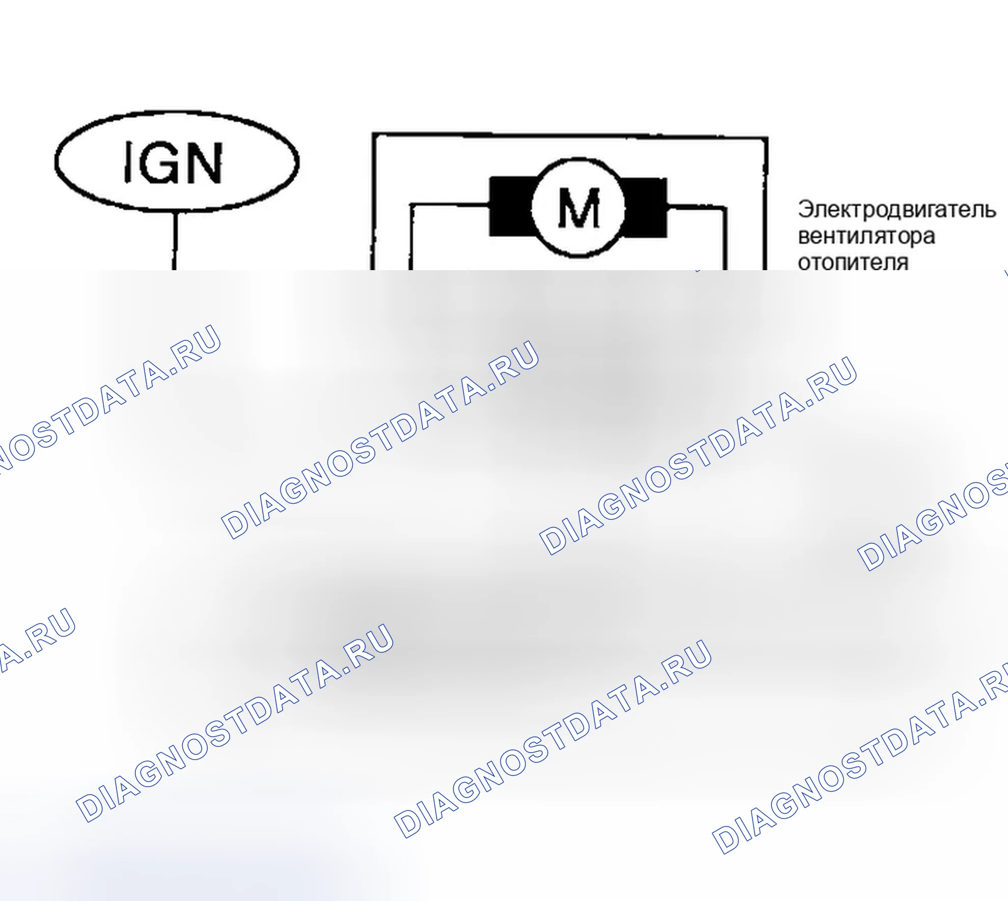Рис. 41: ПРОЦЕДУРА ДИАГНОСТИКИ ЭЛЕКТРОДВИГАТЕЛЯ ВЕНТИЛЯТОРА. Infiniti G35 III