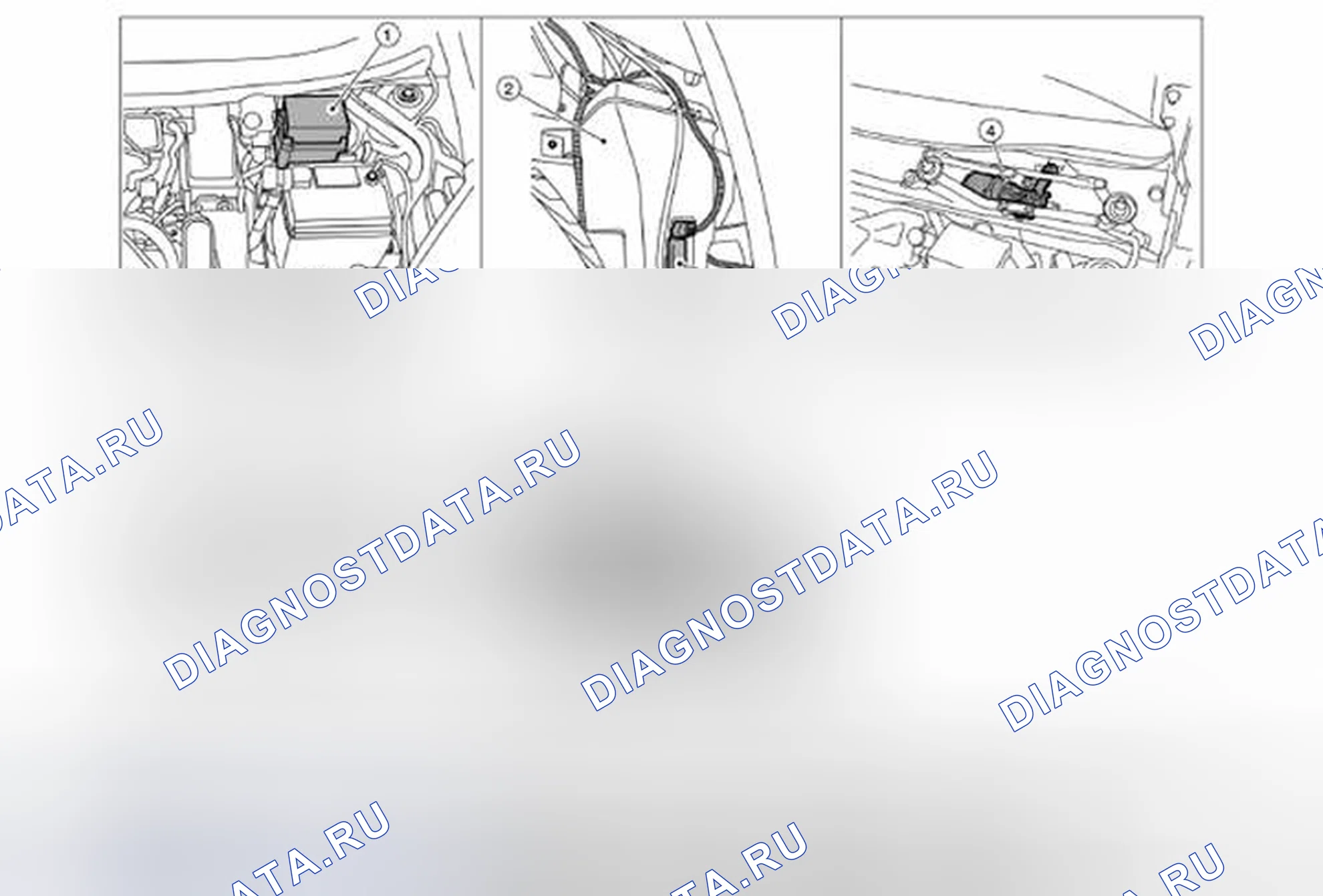 Рис. 22: Расположение компонентов. Audi RS6 C8