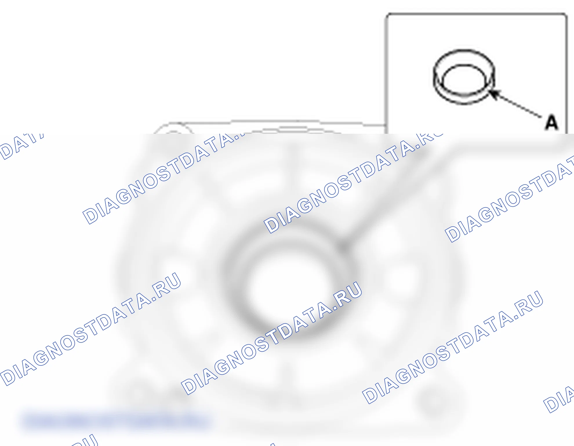 Разборка заднего держателя дифференциала. Hyundai ix35 EL