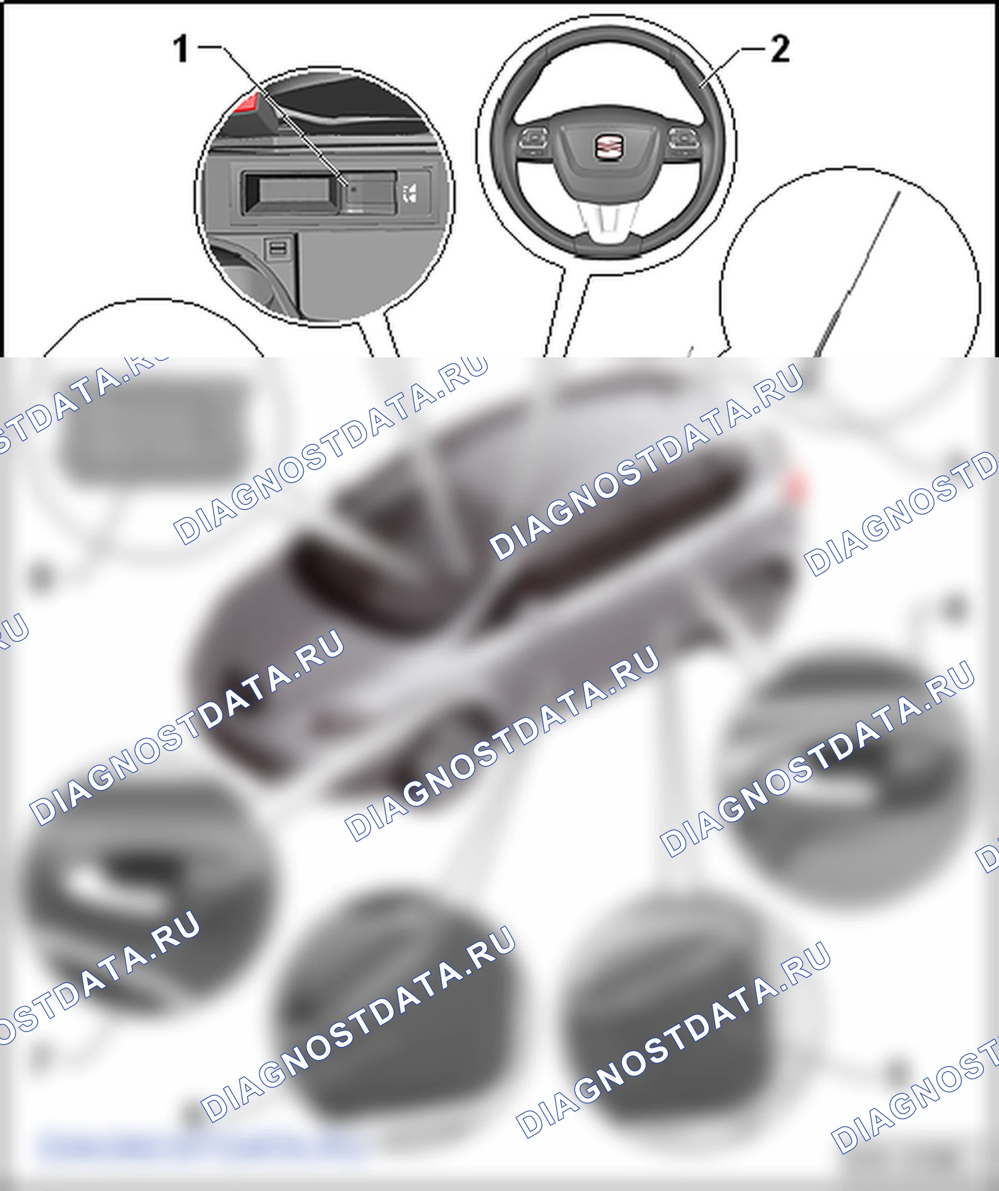 Радионавигационная система SEAT Media System 2.1. SEAT Altea I