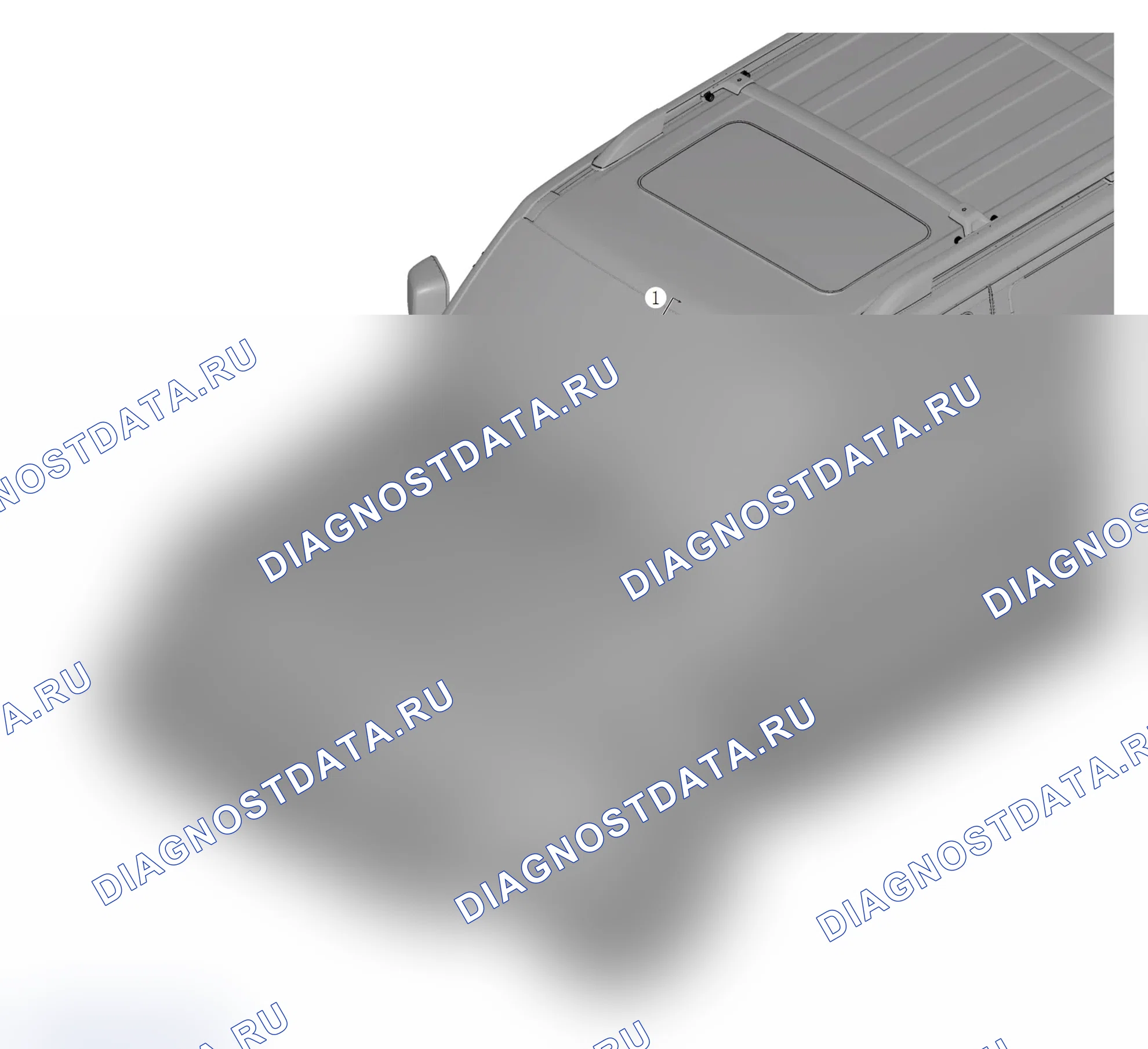 Схема расположения передних секций кузова — Tank 300. Tank 300 I