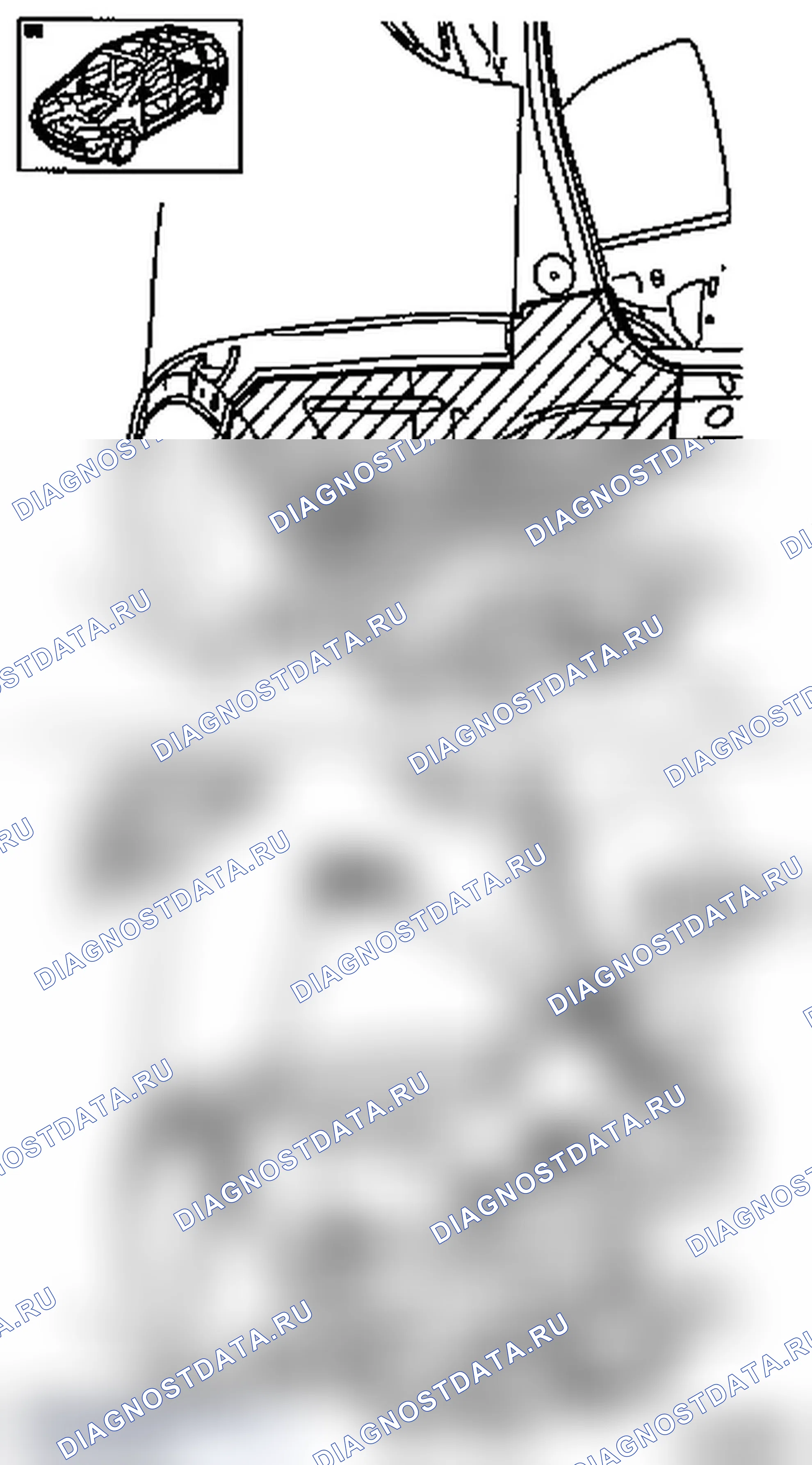 Замена надставки боковой панели - модели F 08, F 08 & W5L, F 68. Opel Corsa C