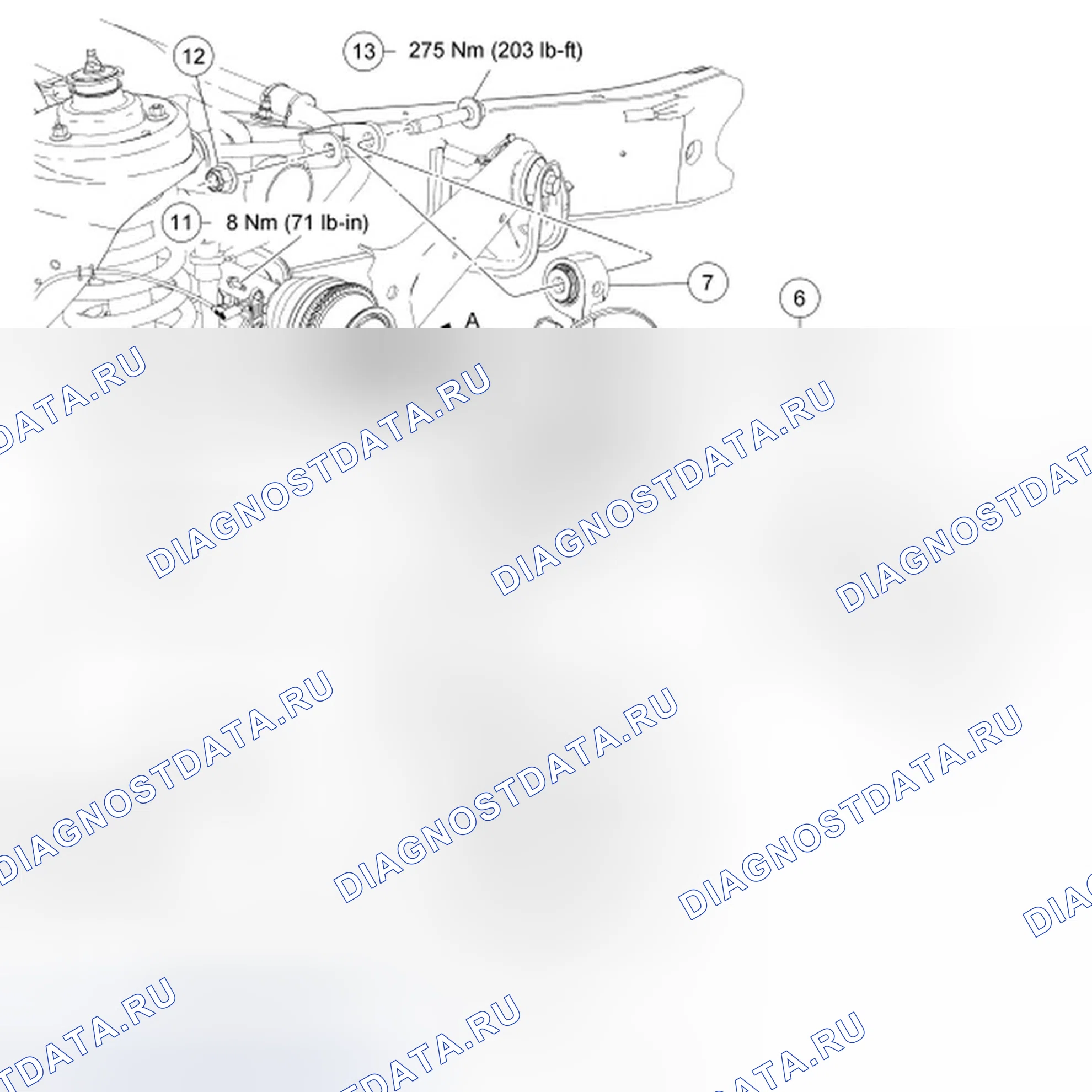 Рис. 11: Поворотный кулак колеса. Ford Explorer IV