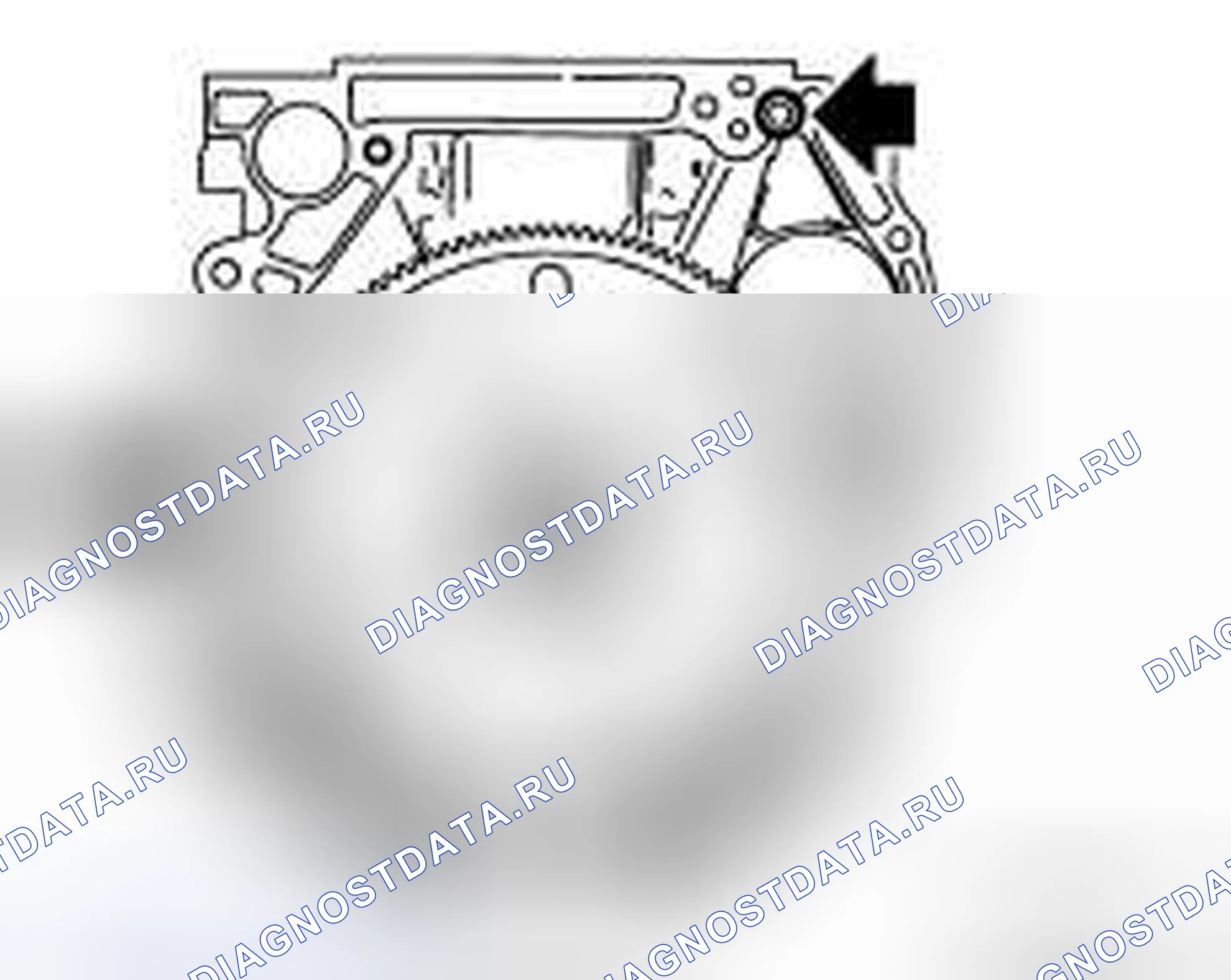 Рис. 81: Установочный штифт. Honda Saber I