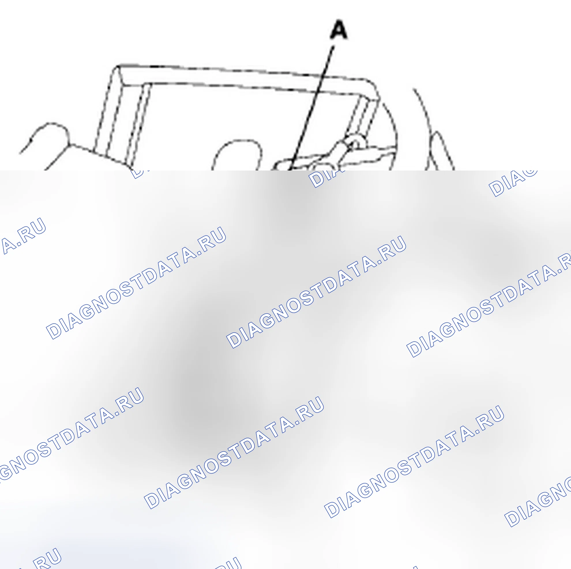 Рис. 785: Проверка уровня ATF. Honda Civic VIII