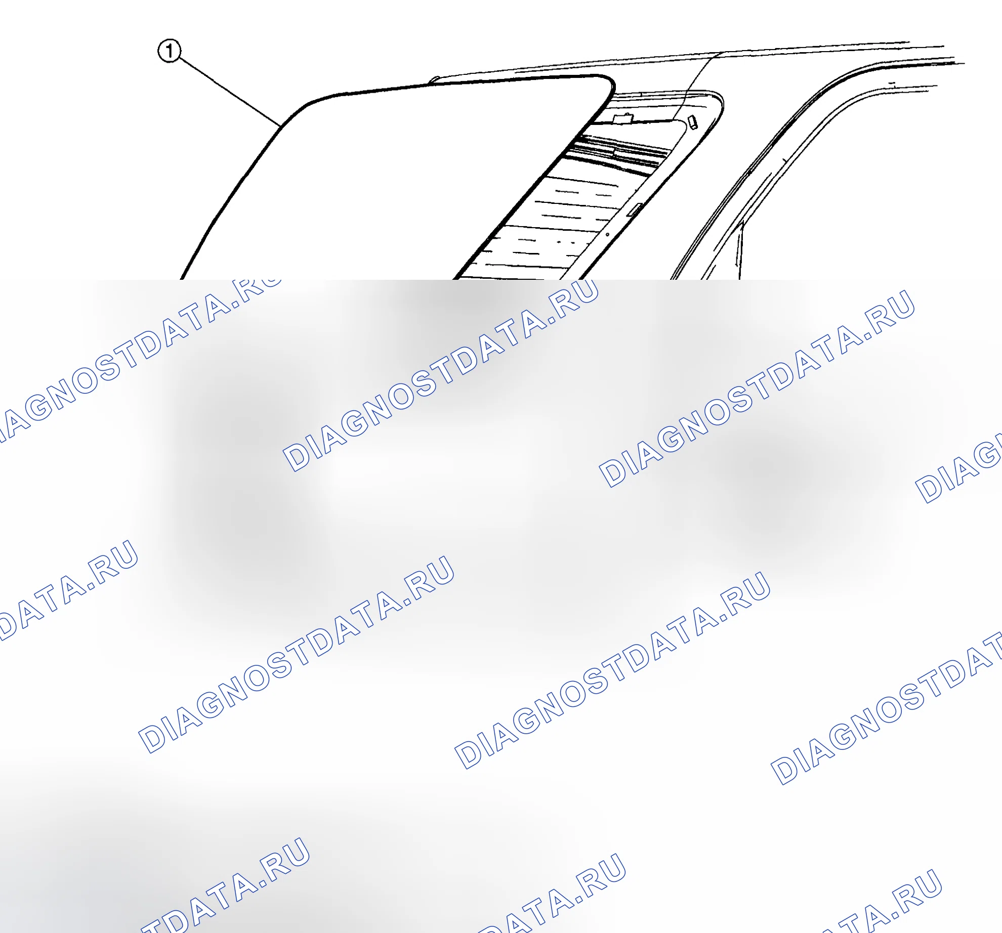 Рис. 96: ОКОННОЕ СТЕКЛО ЗАДНЕЙ ЧЕТВЕРТИ. Mazda Tribute I рестайлинг
