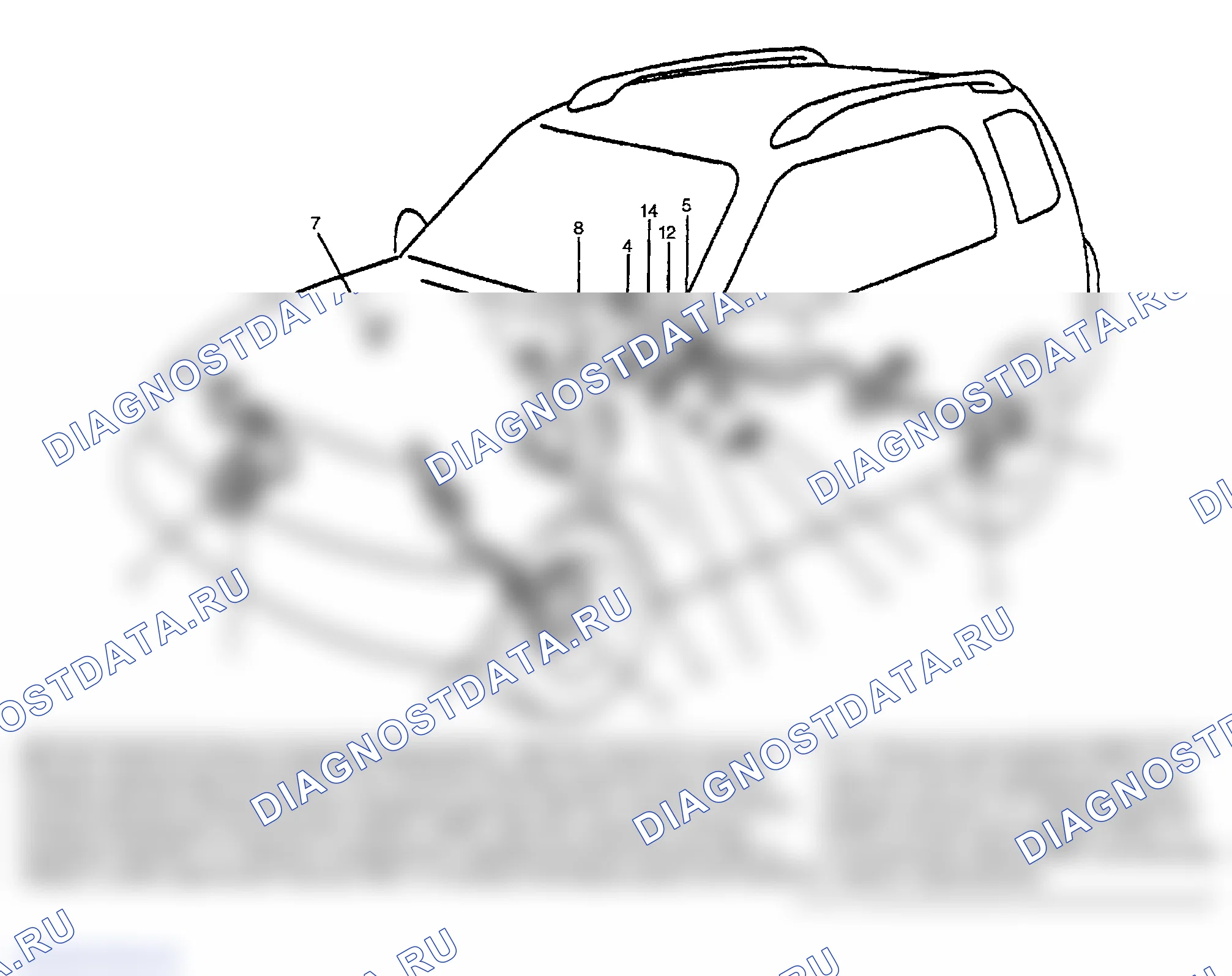 Рис. 9: Расположение компонентов ABS. Suzuki Grand Vitara I рестайлинг