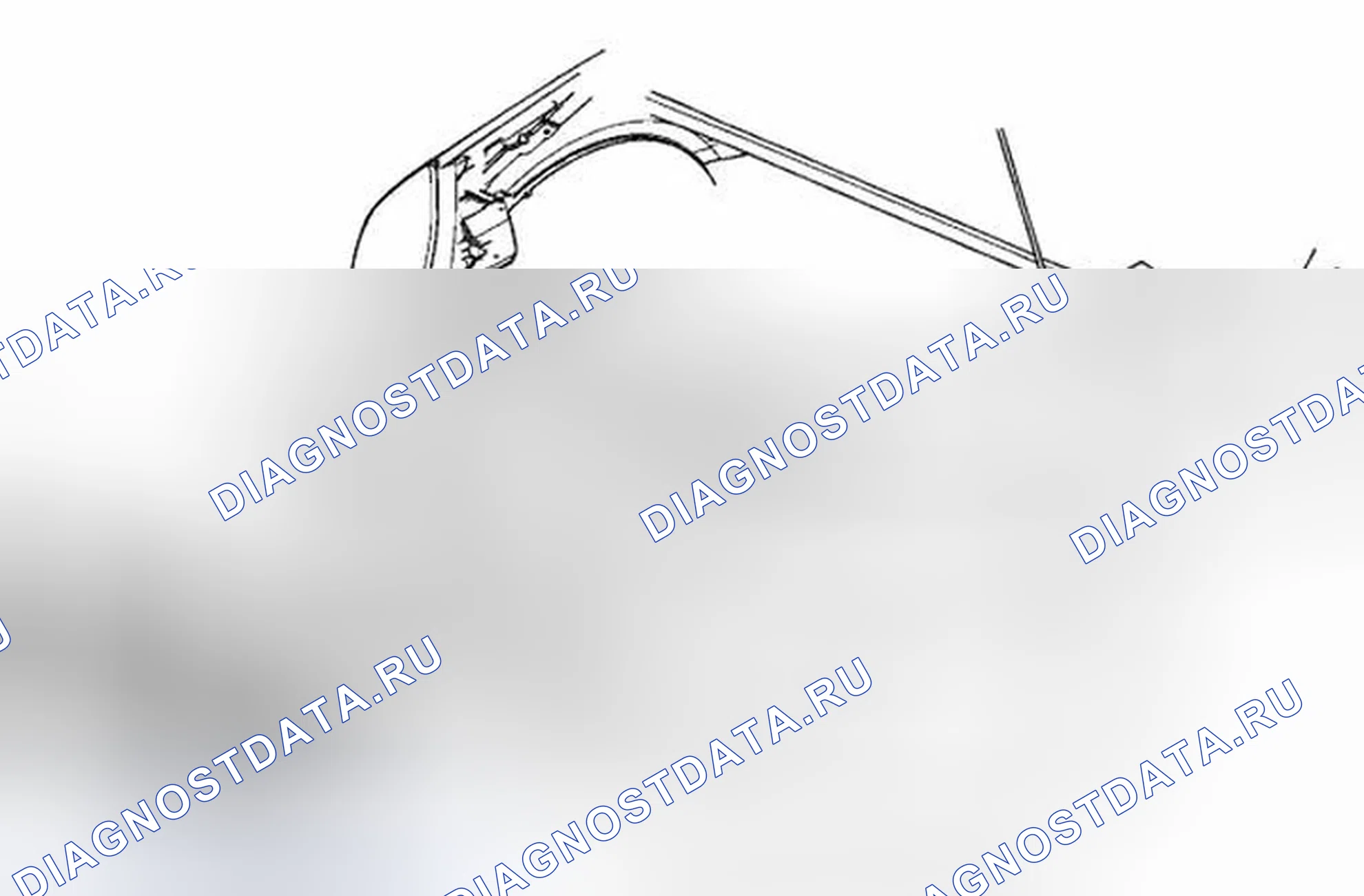 Рис. 12: Замена решетки Fascia (Chevrolet). Chevrolet Uplander I