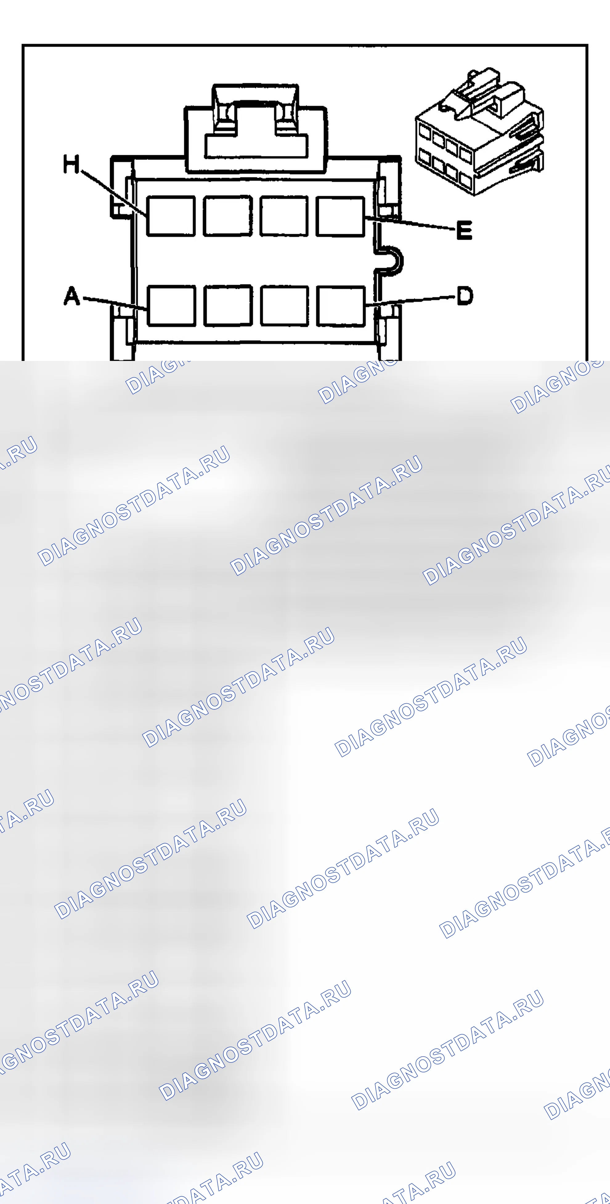 Рис. 64: Модуль сиденья с памятью - пассажирский С2. Chevrolet TrailBlazer I