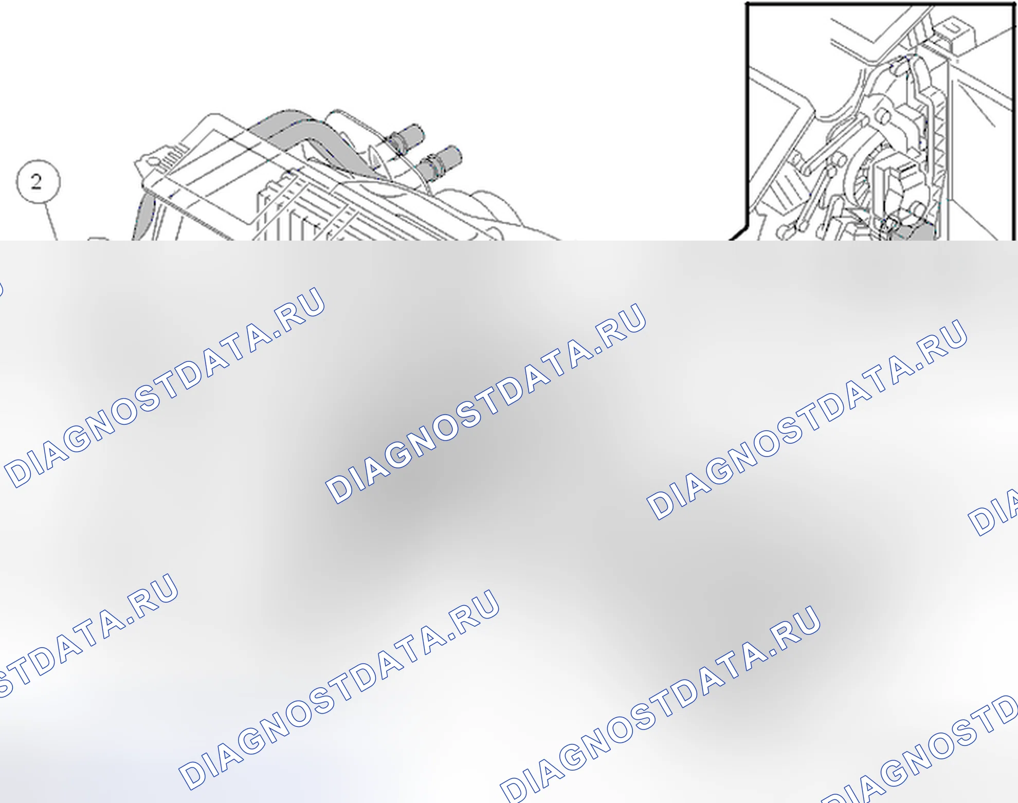 Рис. 323: Блок климат-контроля. Volvo S80 I рестайлинг