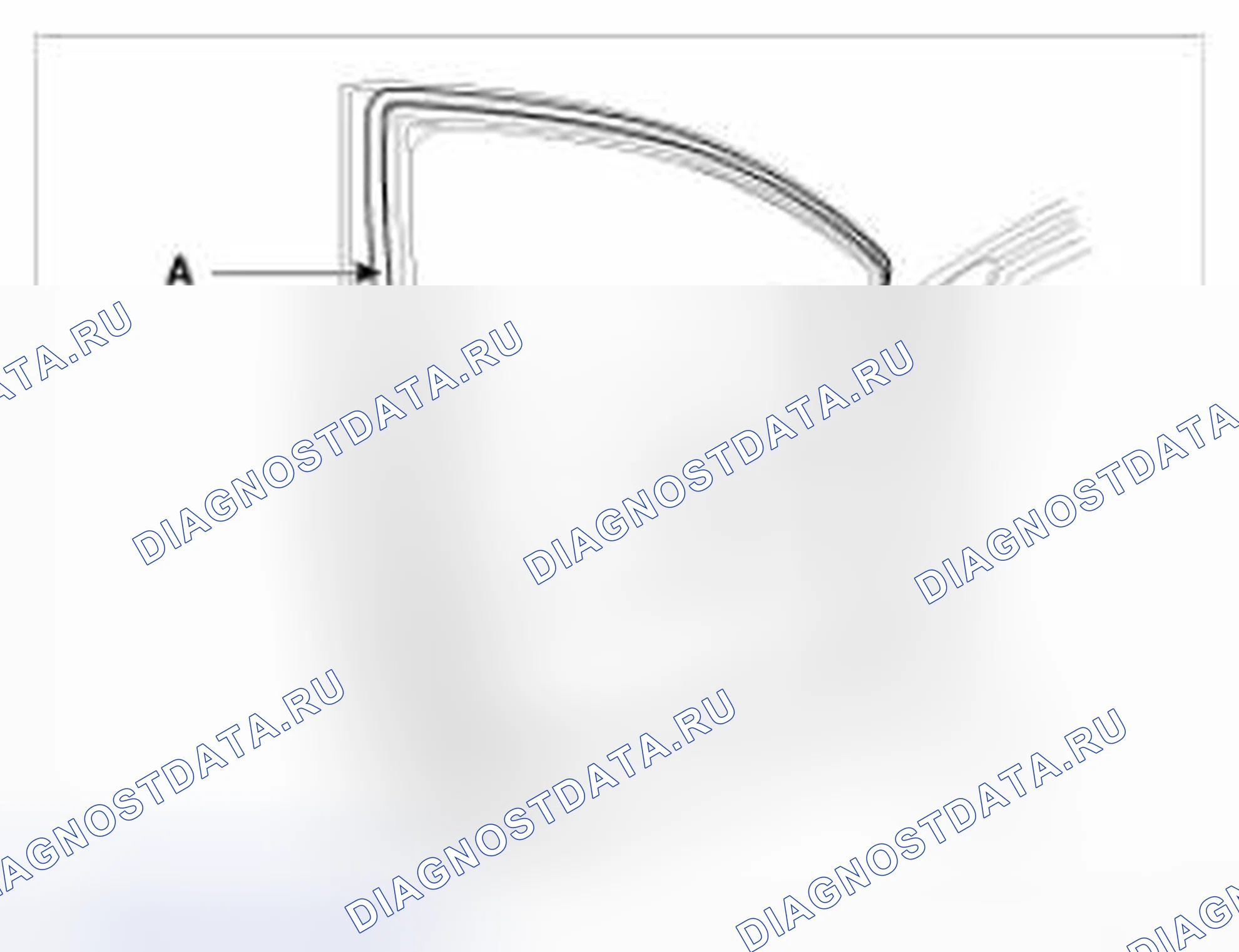 Рис. 71: Замена боковой погодной полосы. BMW 6 серия F06/F13/F12