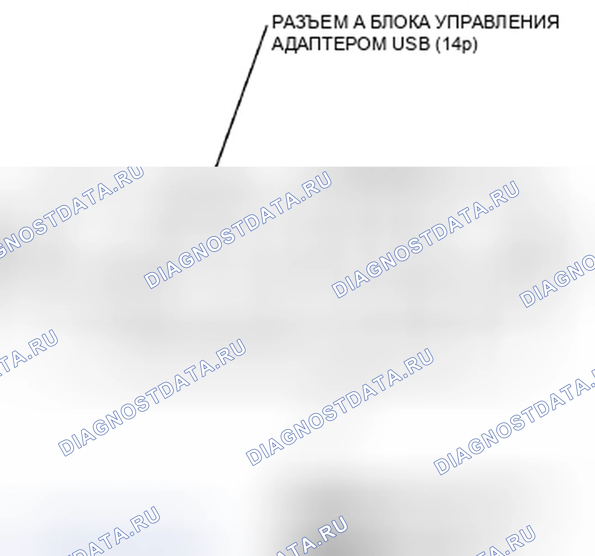 Рис. 509: Блок управления USB-адаптером для входов и выходов (' 11-12 модели с USB-адаптером). Honda Accord VIII