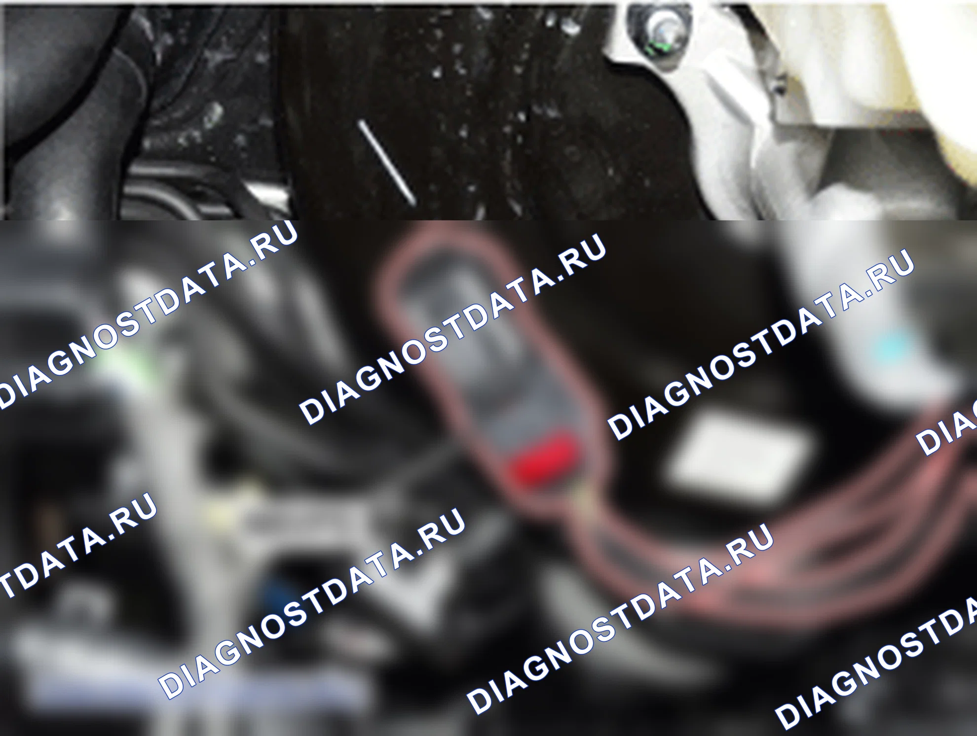 Расположение деталей ISG (остановка и переход на холостом ходу). Hyundai i20 GB