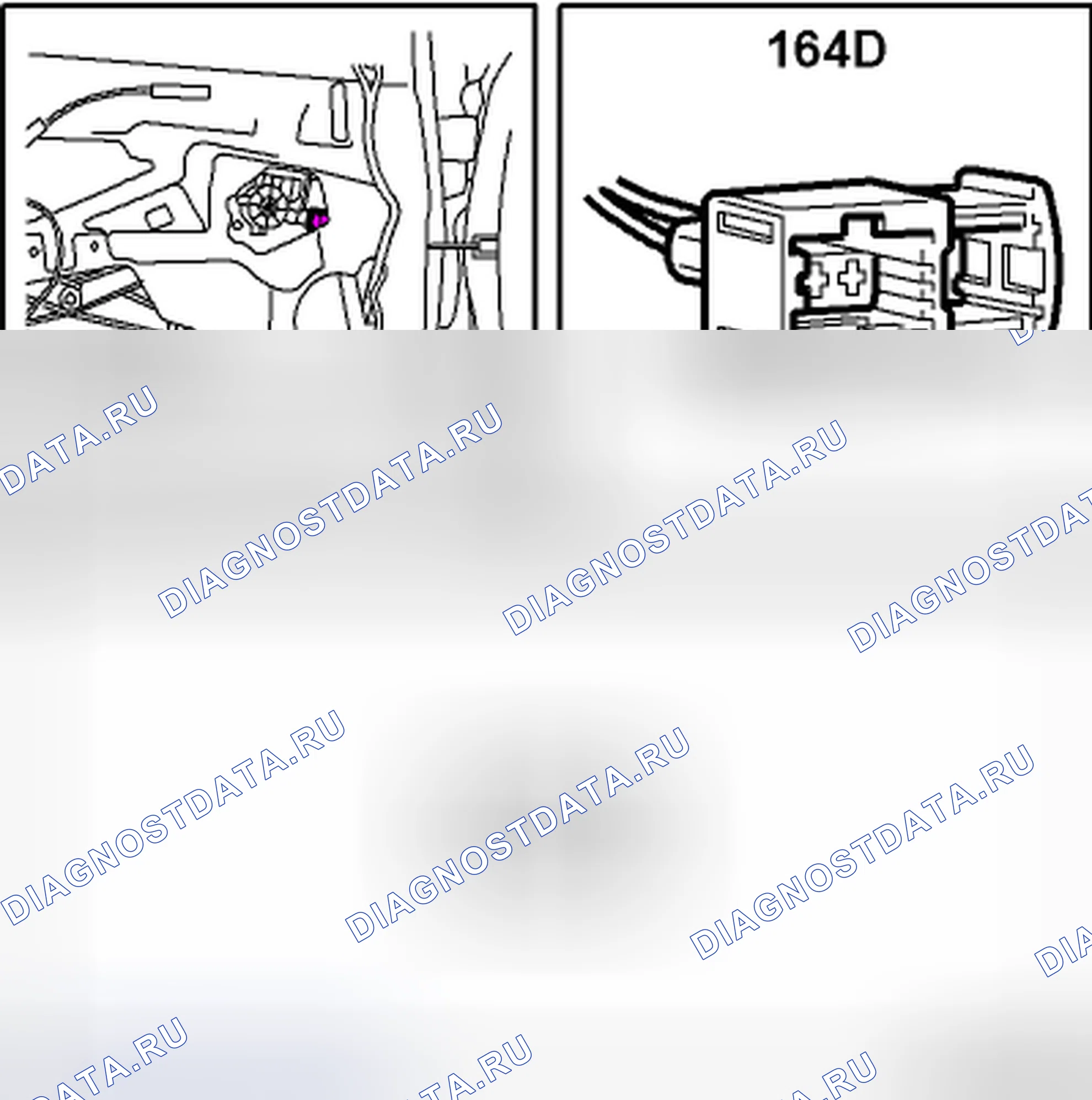 Рис. 230: Двигатель, электрический стеклоподъемник, дверь водителя (164D). Kia Picanto III